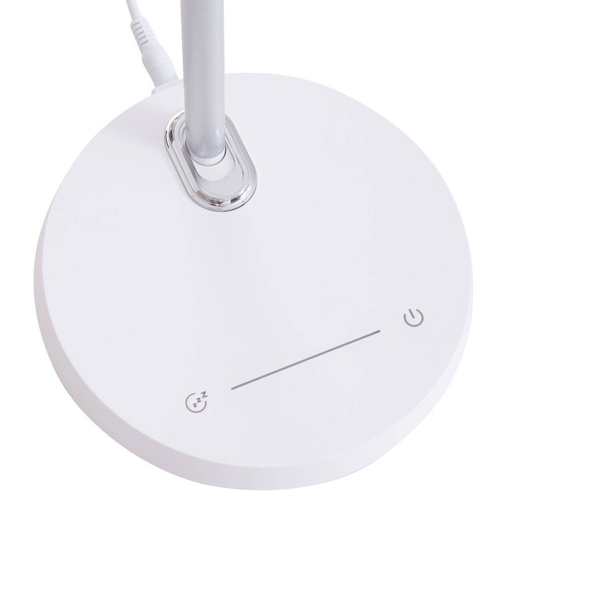 Lampe à poser moderneLED, Valtorin blanc mat, LINDBY