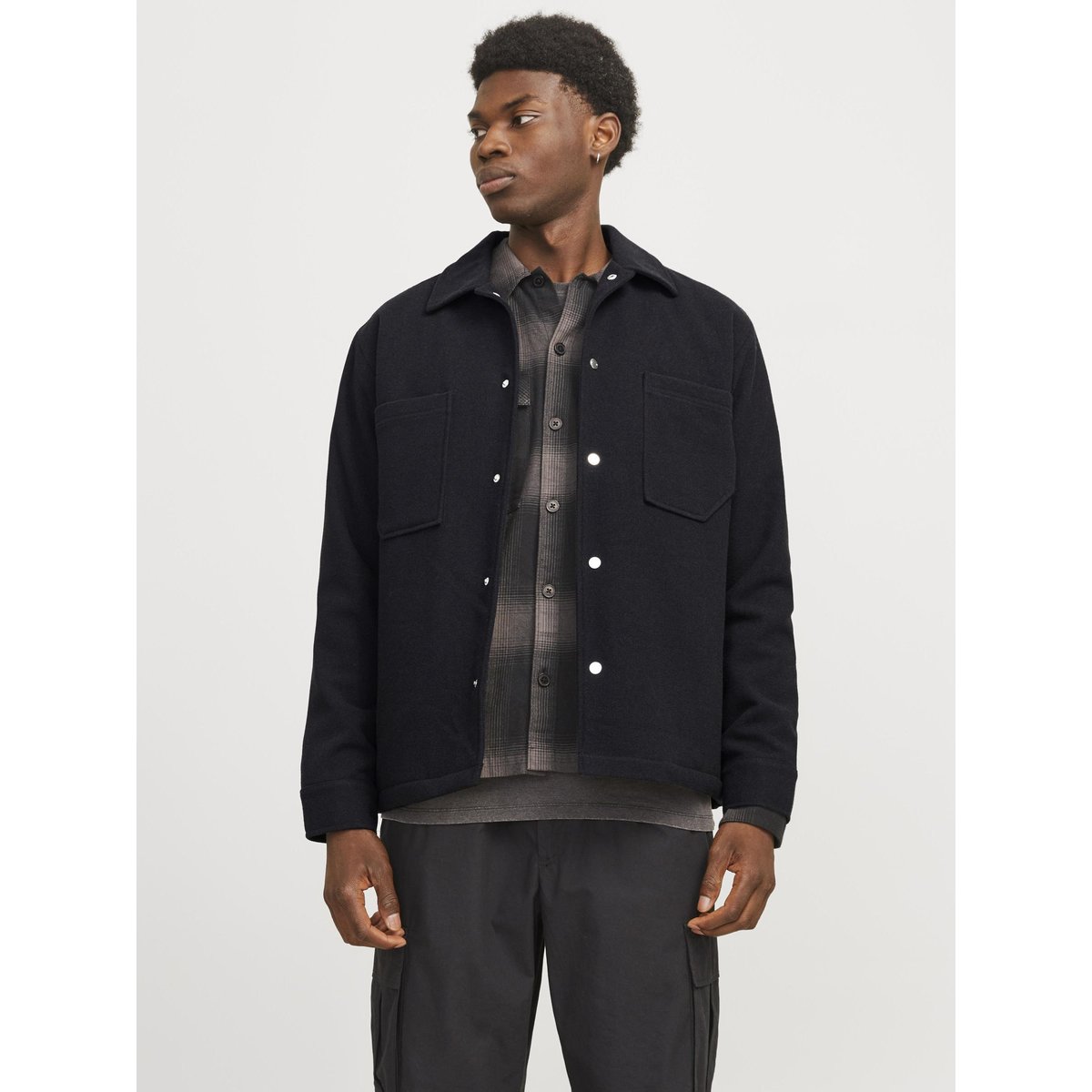 Surchemise black, JACK & JONES