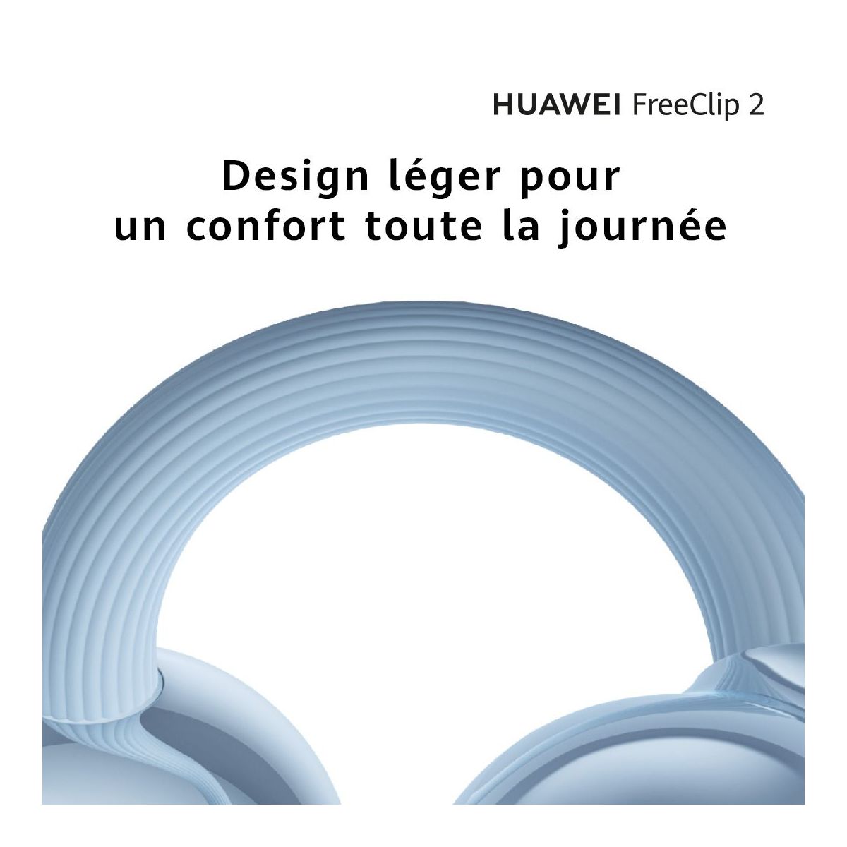Ecouteurs FreeClip 2 Bleu couleur unique, HUAWEI