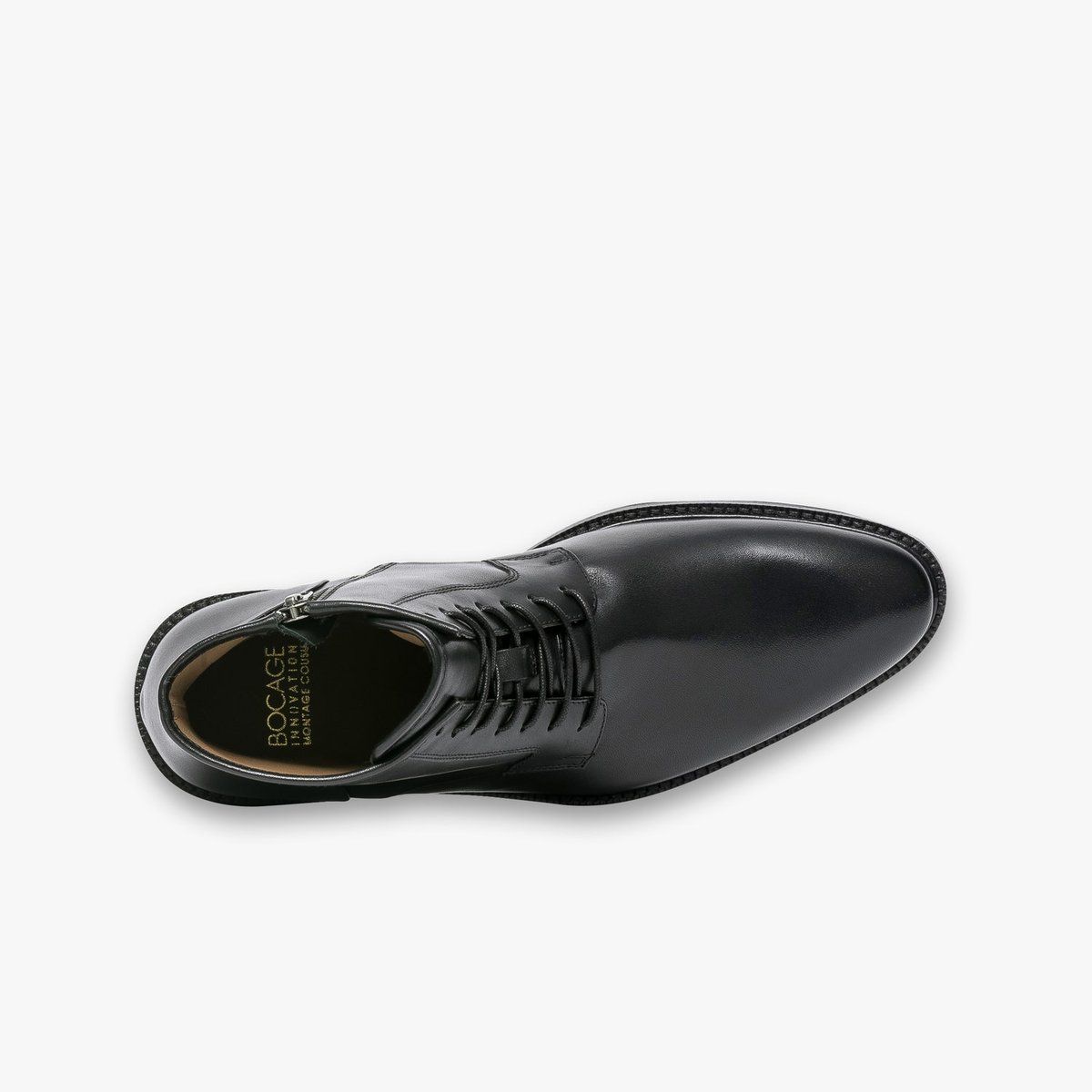 Boots en cuir ACHILLE noir, BOCAGE
