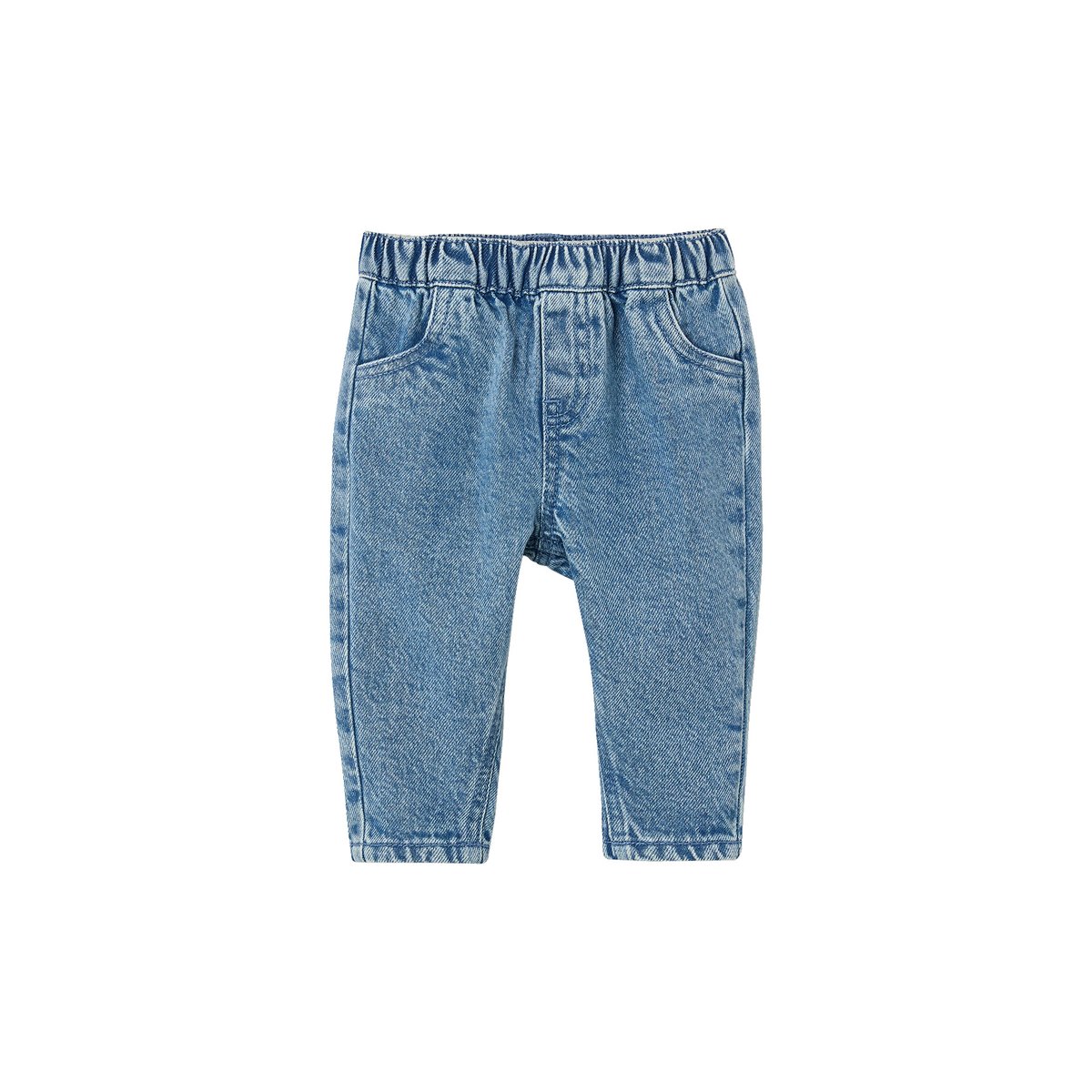 Ensemble sweat et jean vanille, VERTBAUDET