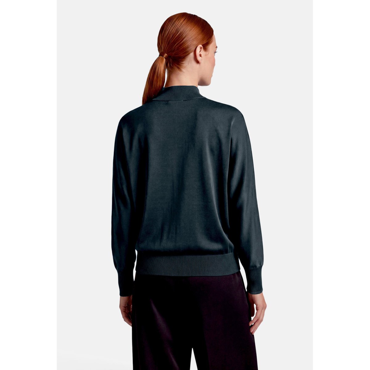 Pull-over en maille à manches chauve-souris teal ocean, ZERO