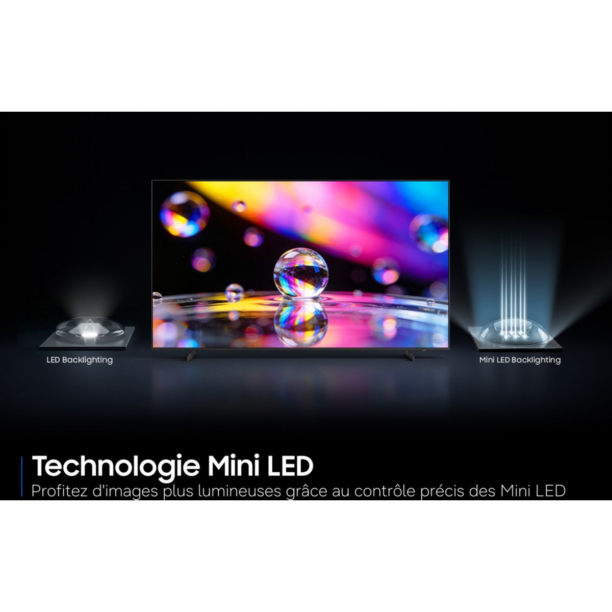 TV Mini LED TU65M80H (2026) 65" (163 cm) 4K - Smart TV avec IA couleur unique, SAMSUNG