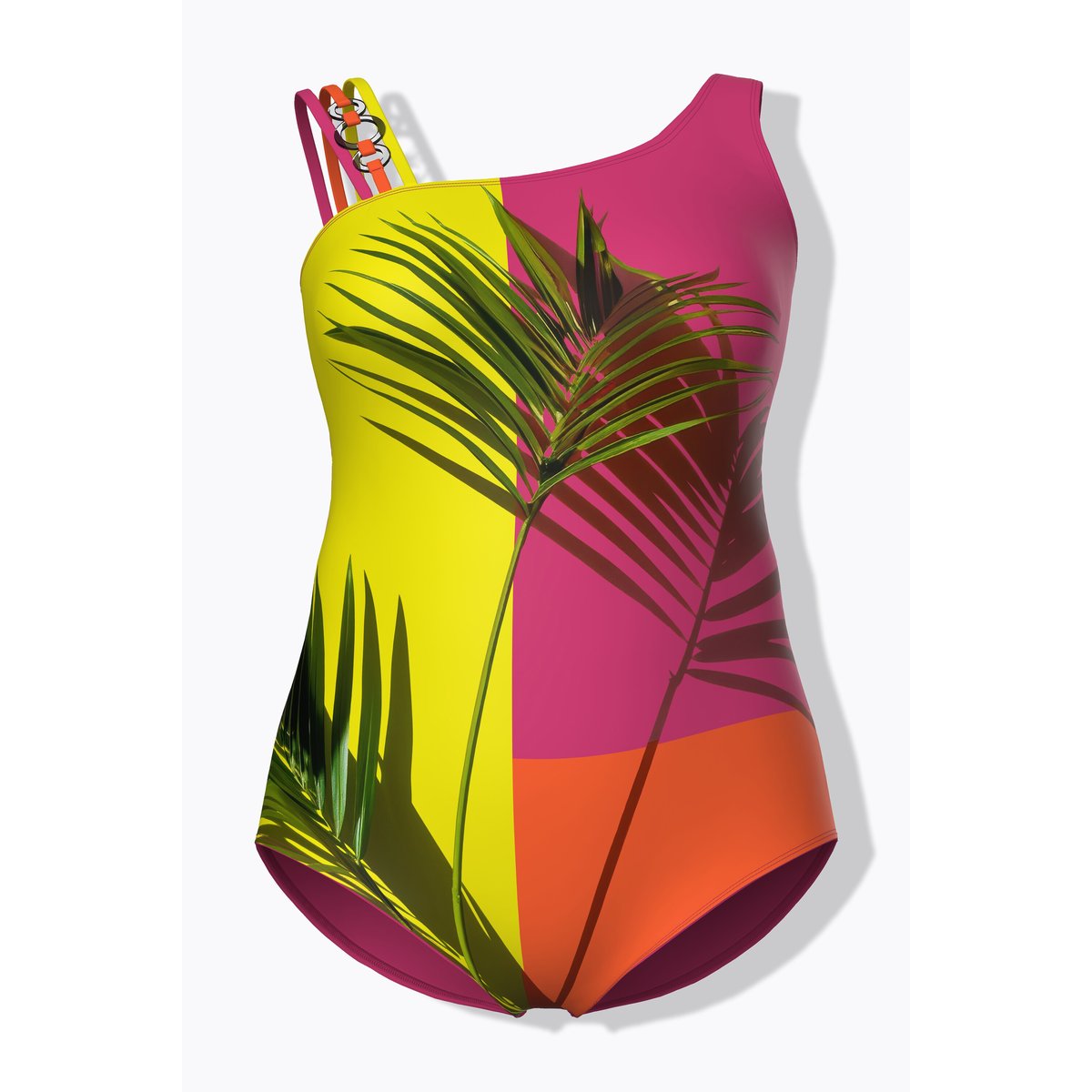 Maillot de bain à bonnets souples rose vif magenta, ULLA POPKEN