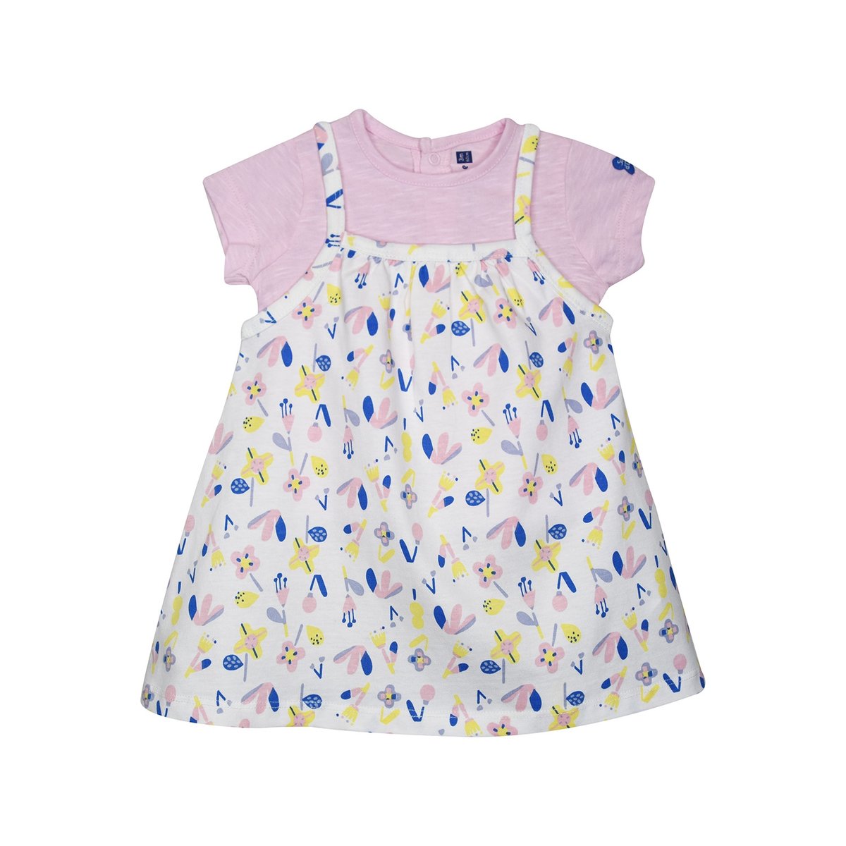 Tee shirt robe groseille bebe blanc, SUCRE D'ORGE