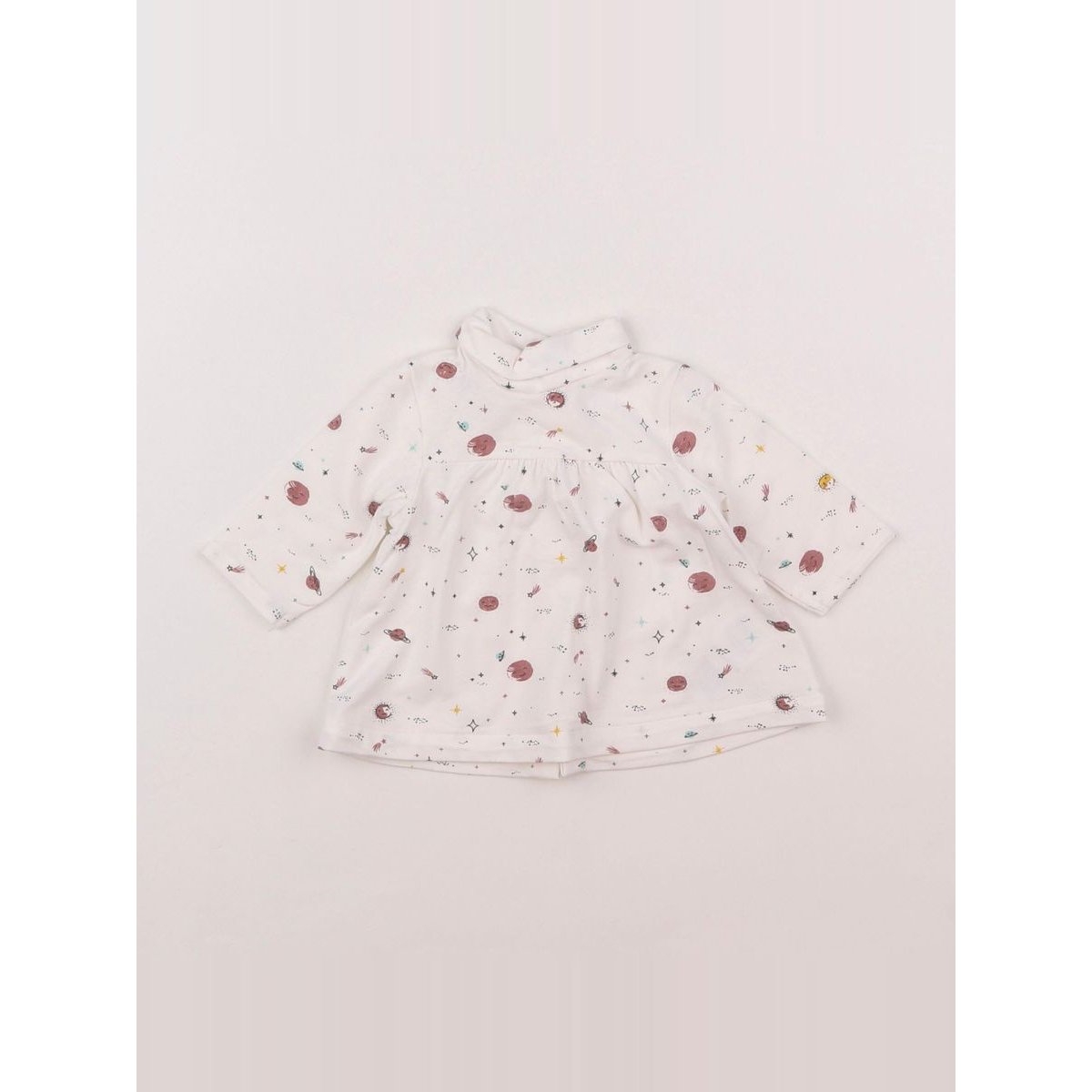 Sous-pull - Très bon état blanc, VERTBAUDET