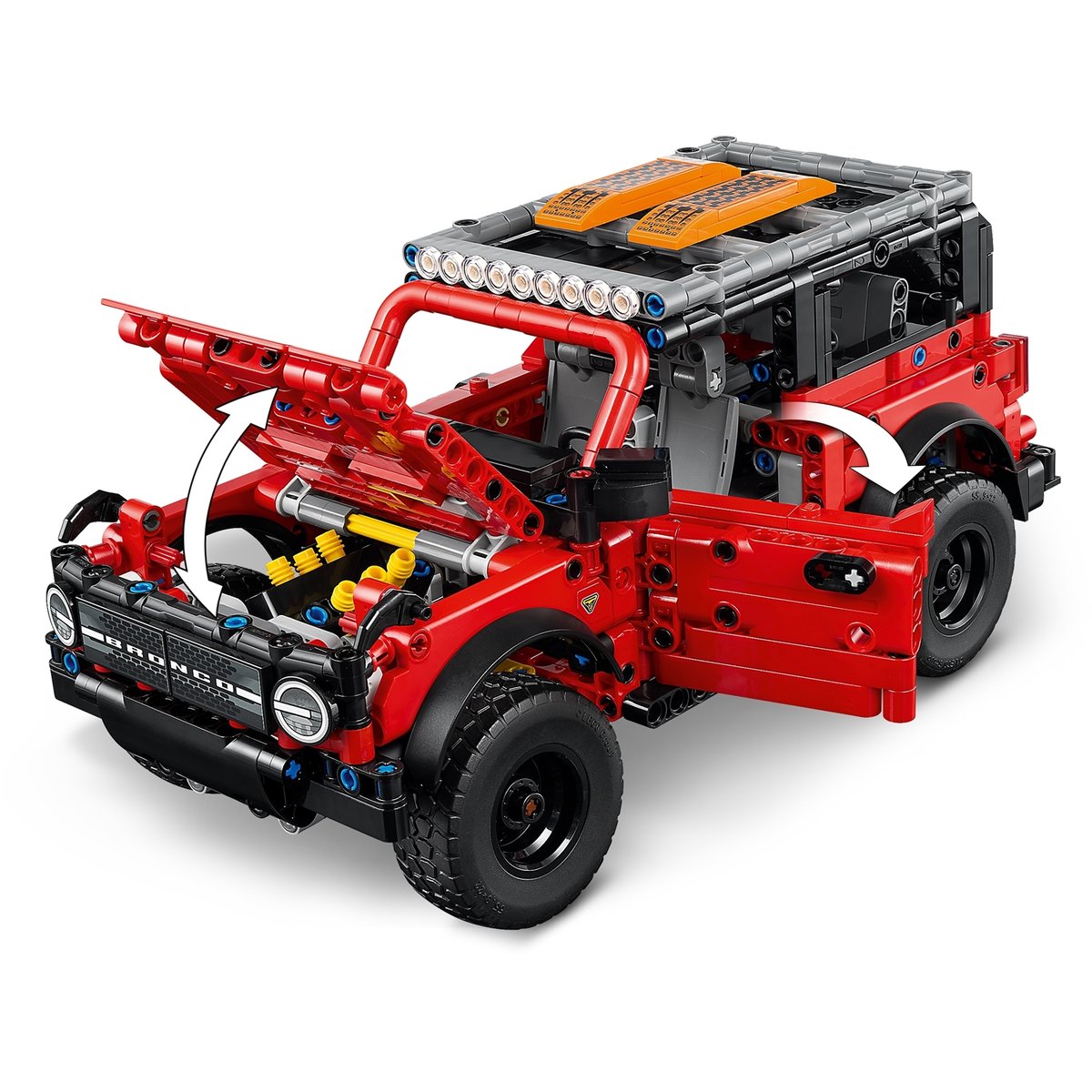 LEGO Technic SUV Ford Bronco - Modèle de Voiture 42213 rouge et noir, LEGO