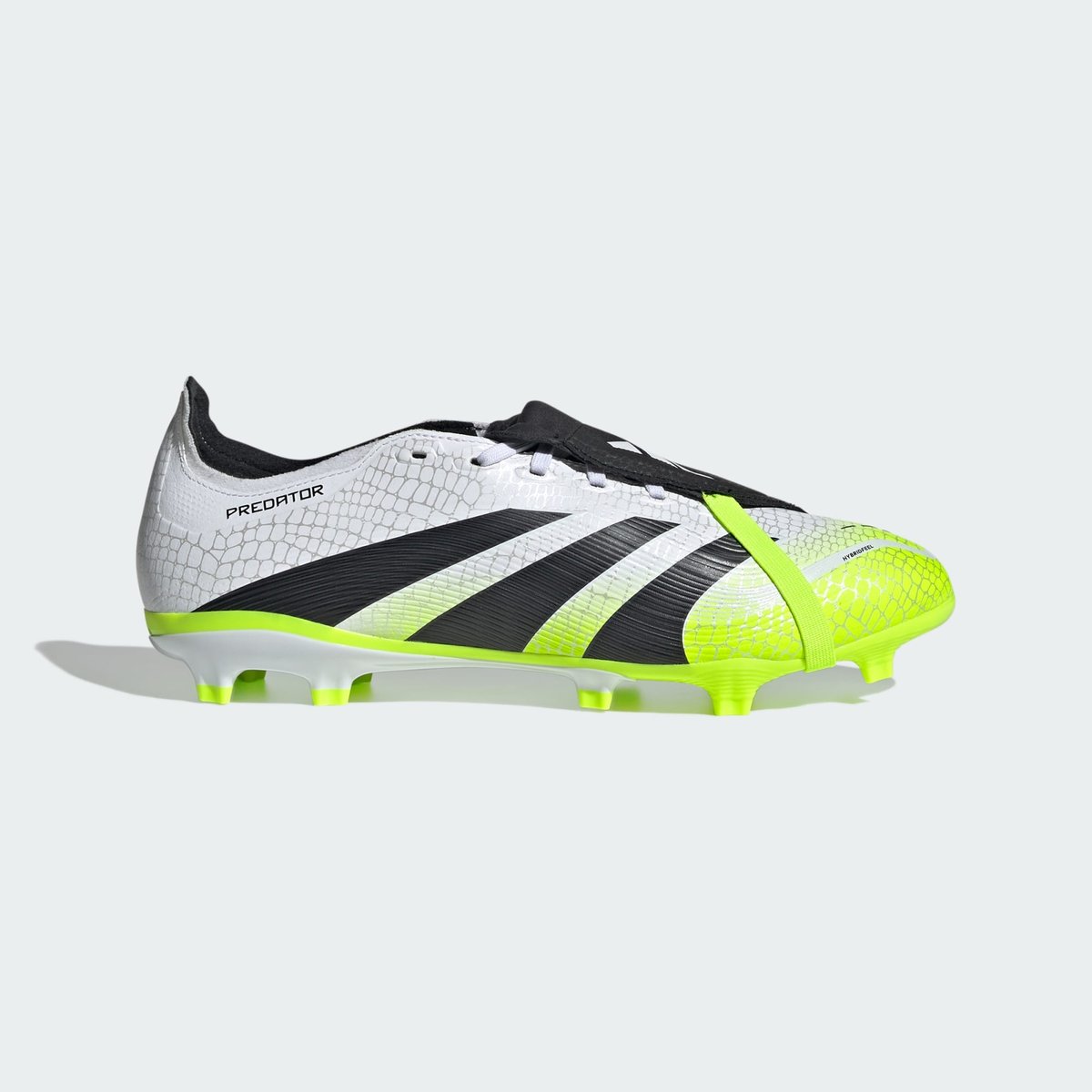 Chaussure Predator Languette Rabattable Terrain Souple / Multi-Surfaces Chaussure Predator Languette Rabattable Terrain Souple / Multi-Surfaces cloud white / core black / lucid lemon, adidas Performance