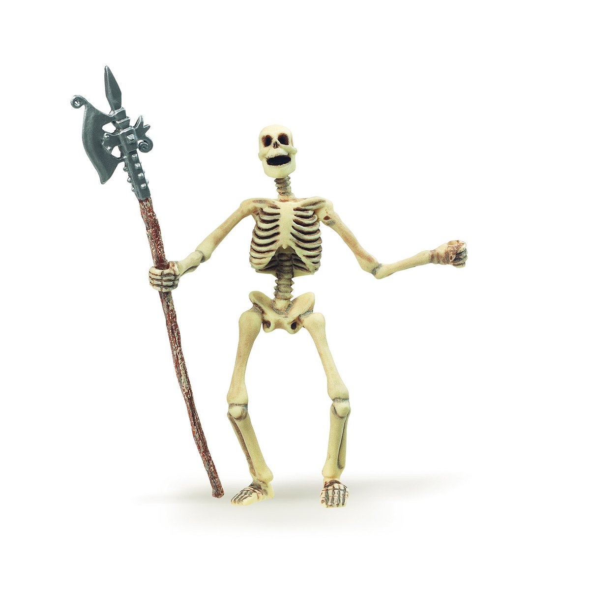 Figurine Squelette phosphorescent blanc, PAPO