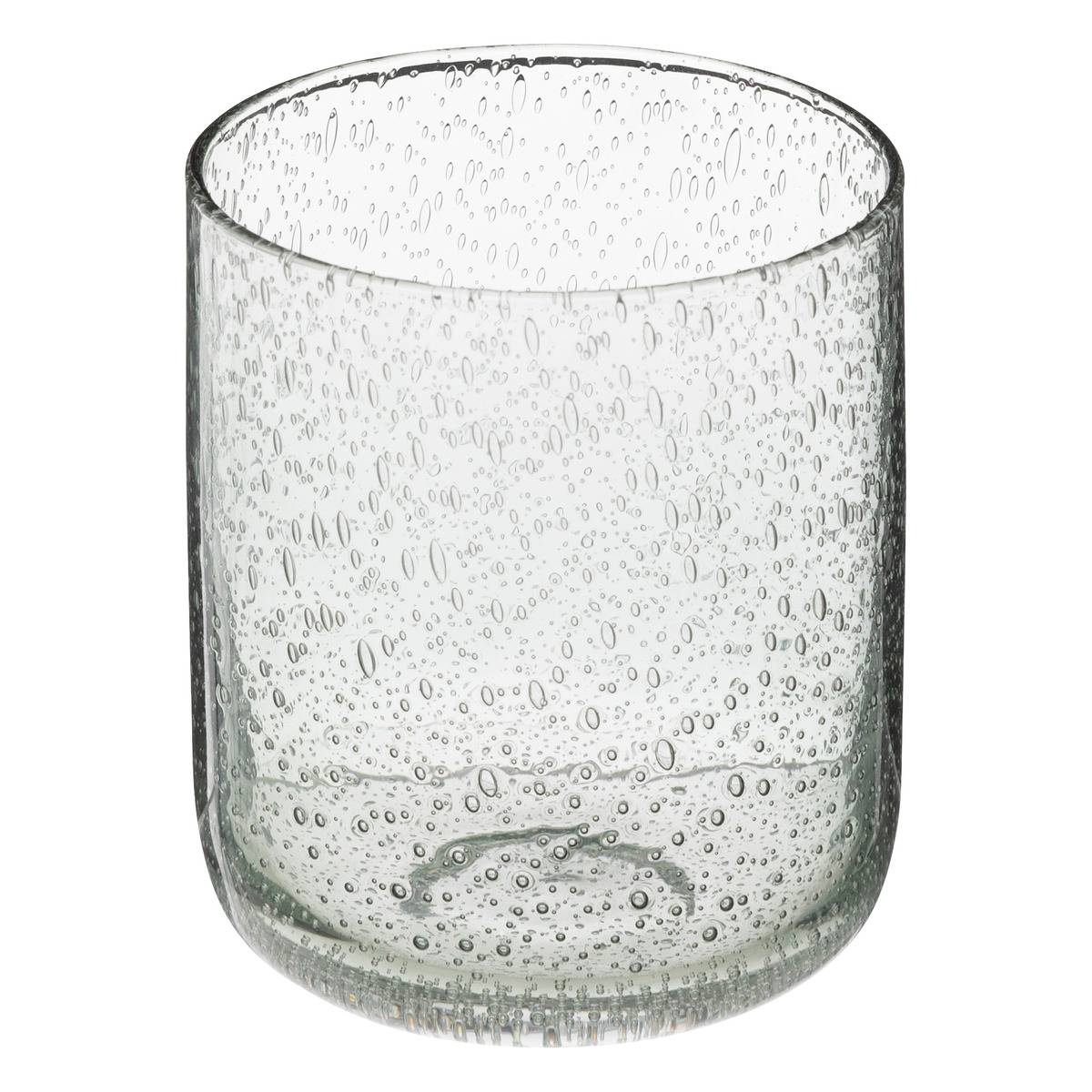 Lot de 6 verres bas en verre 30 cl NAIA vert, SECRET DE GOURMET