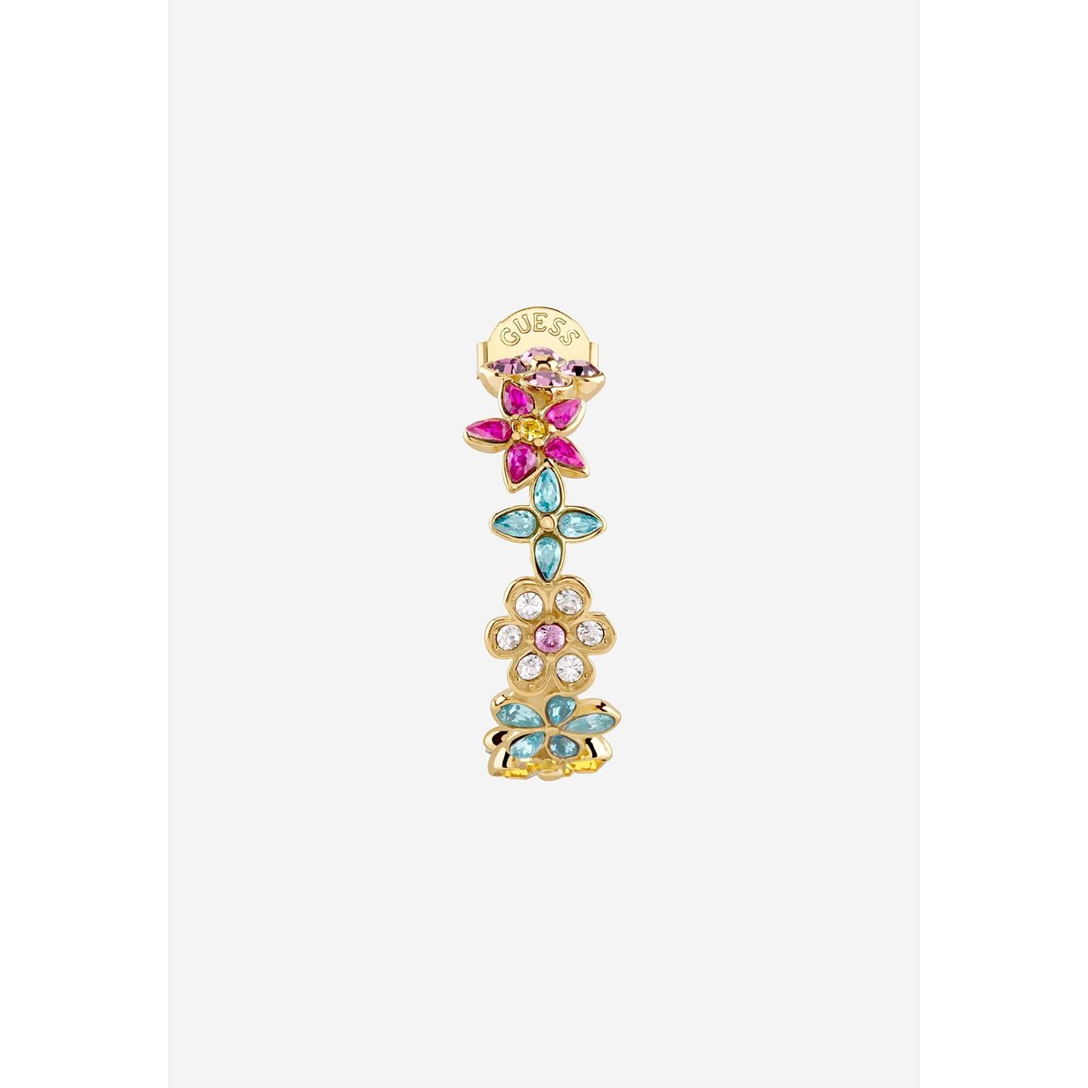 Boucles D'oreilles Secret Garden fantaisie multicolore, GUESS