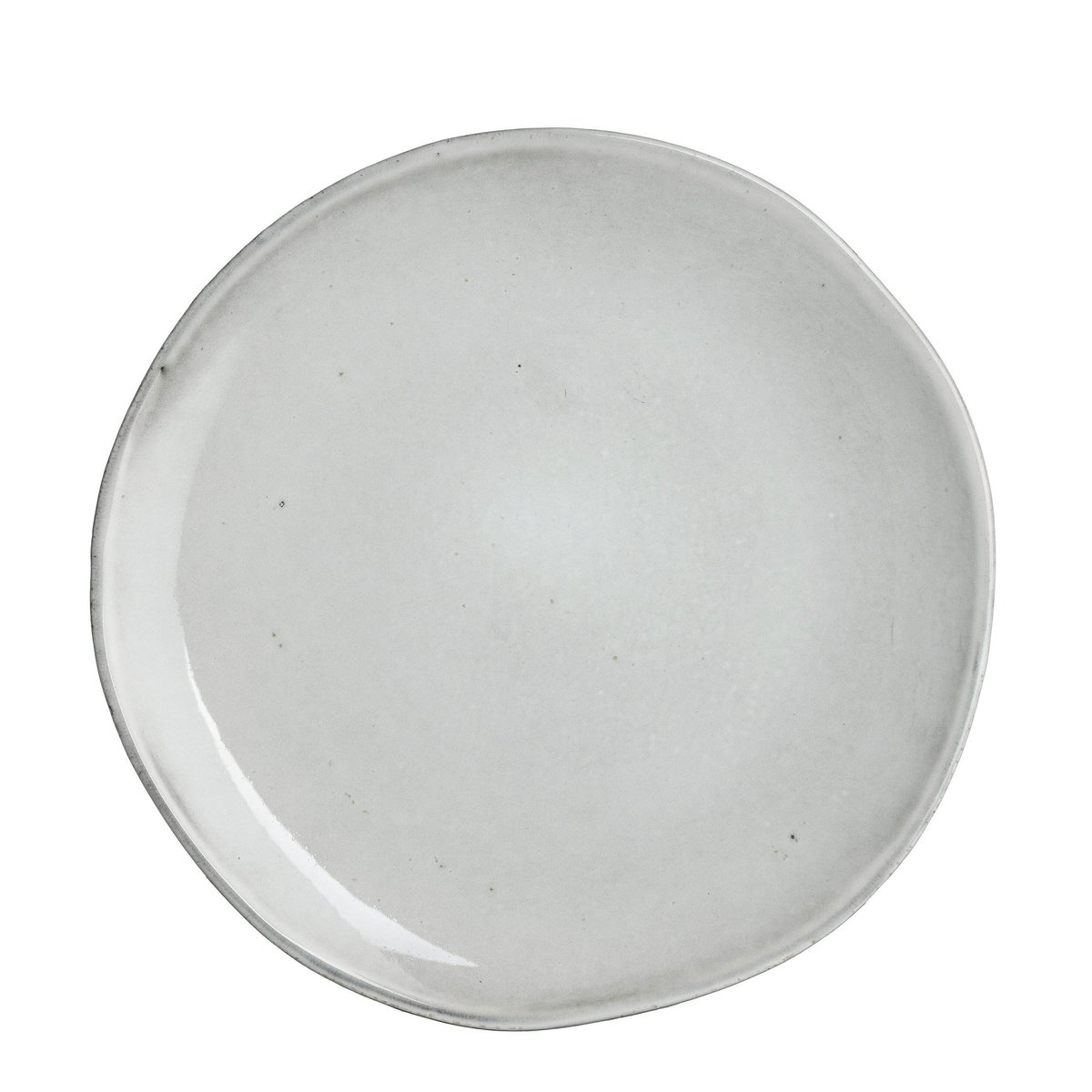 Assiette de diner TABO gris, MICA DECORATIONS