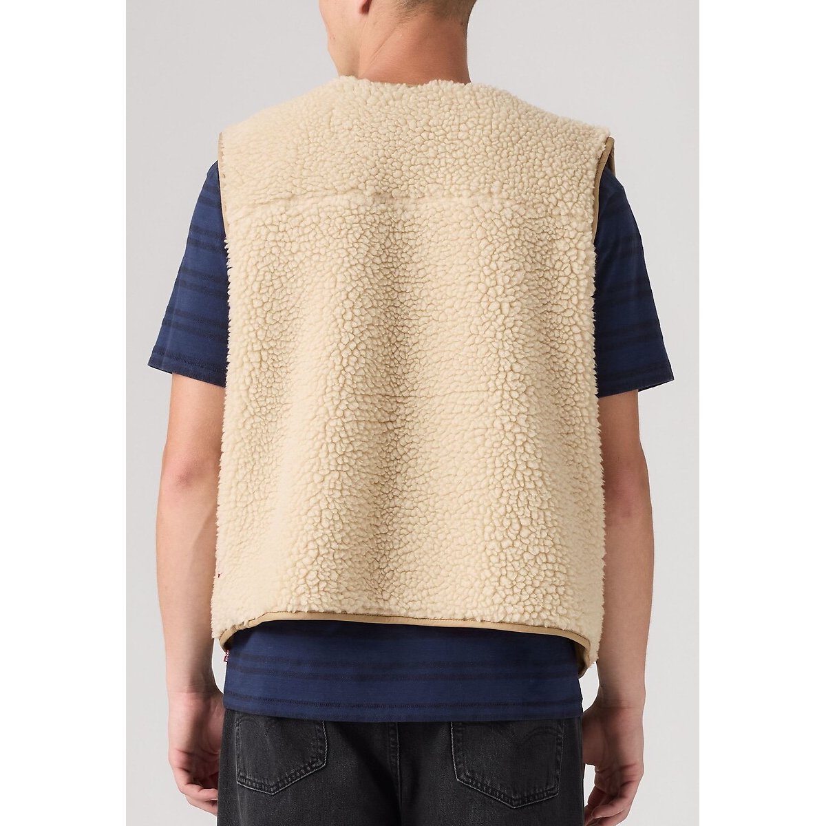 Veste en sherpa, sans manches, SEACLIFF crème, LEVI'S