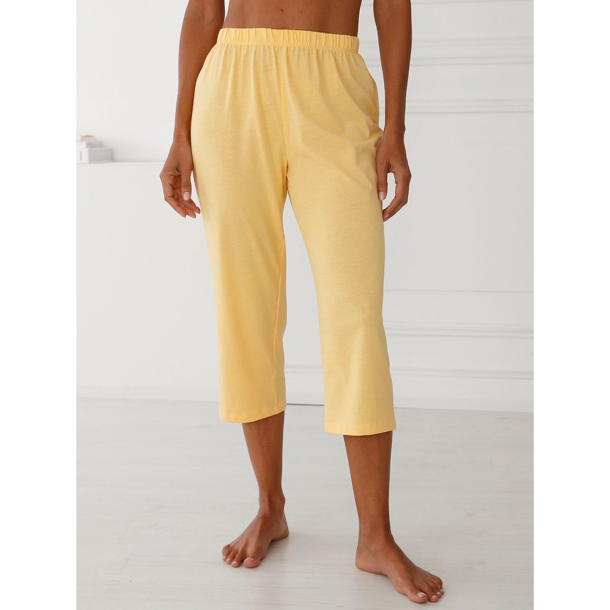 Pantacourt de pyjama pur coton miel, DAXON