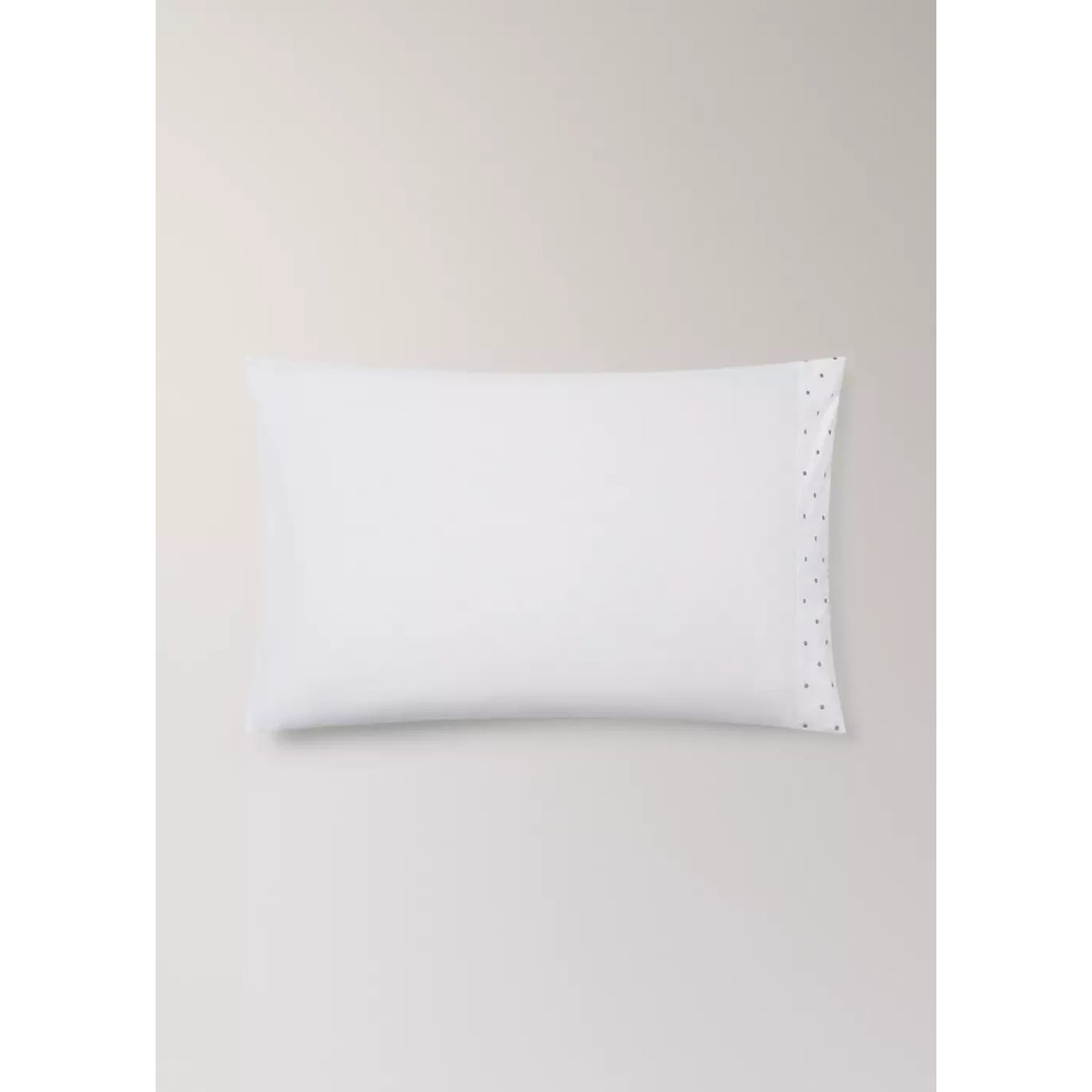 Taie d’oreiller enfant percale de coton 200 fils 50x75 cm marron moyen, MANGO HOME