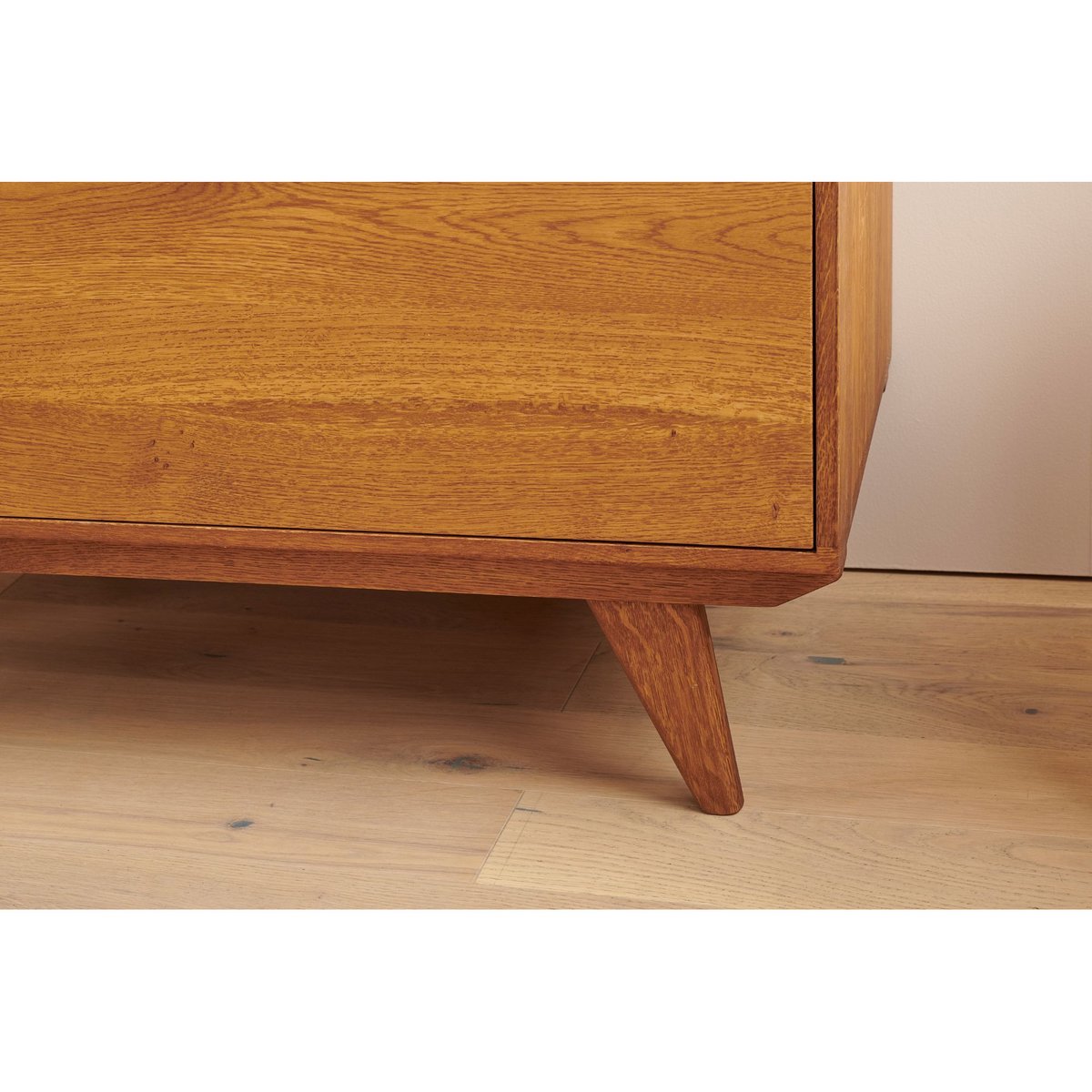 Buffet haut rétro en bois 2 portes 1 tiroir L80 H140 bronze - MALLET marron, HELLIN, DEPUIS 1862