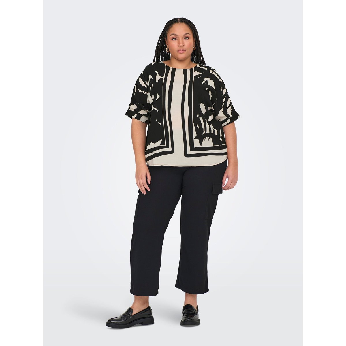 Tunique noire - black, ONLY CARMAKOMA