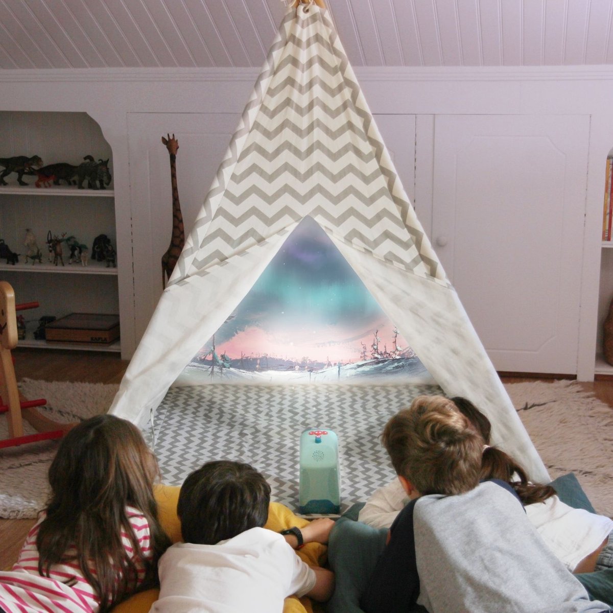 Vidéoprojecteur Tikino des 3-10 ans qui éveille et émerveille bleu, TIKINO