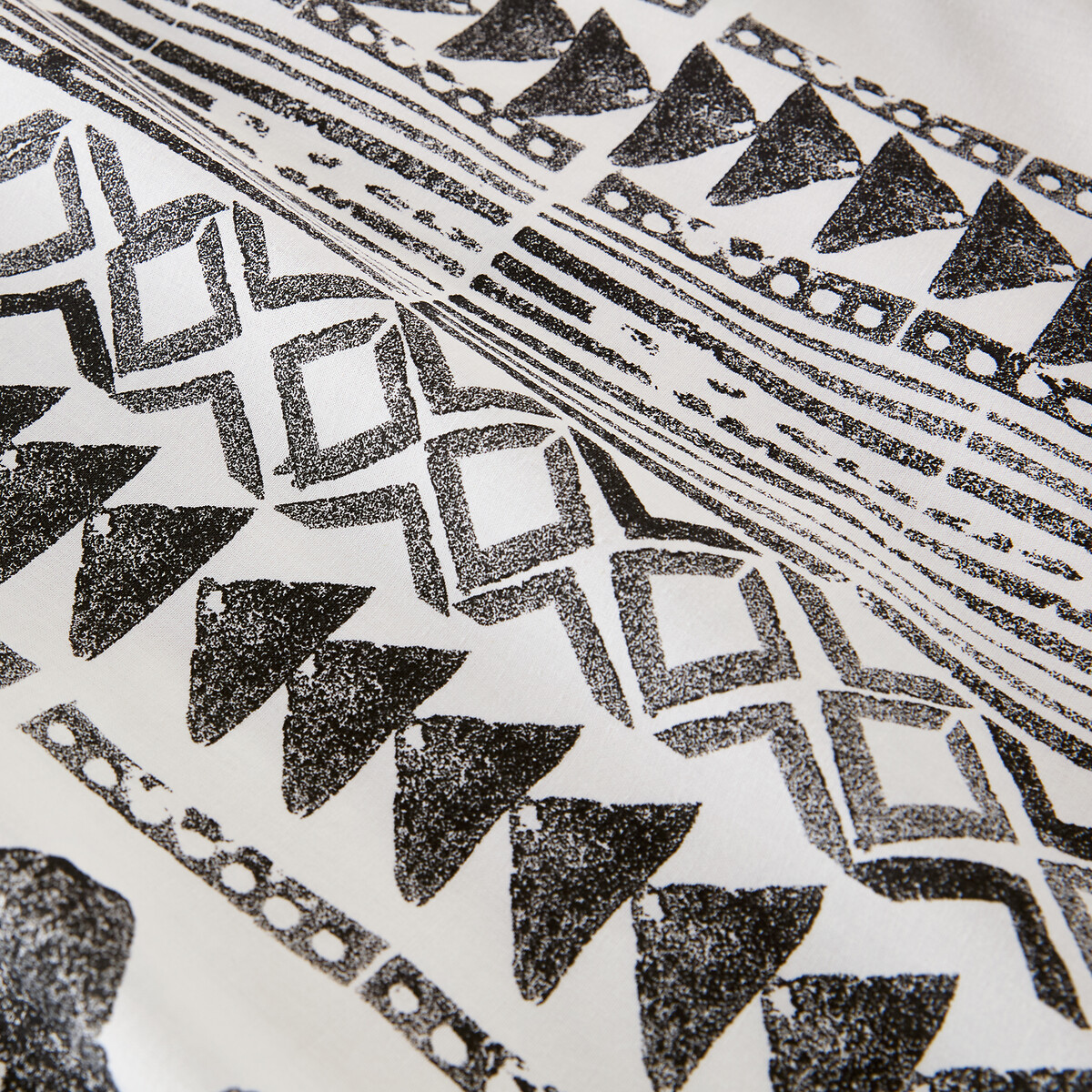 Funda de almohada de algodón, Tiebele estampado, LA REDOUTE INTERIEURS