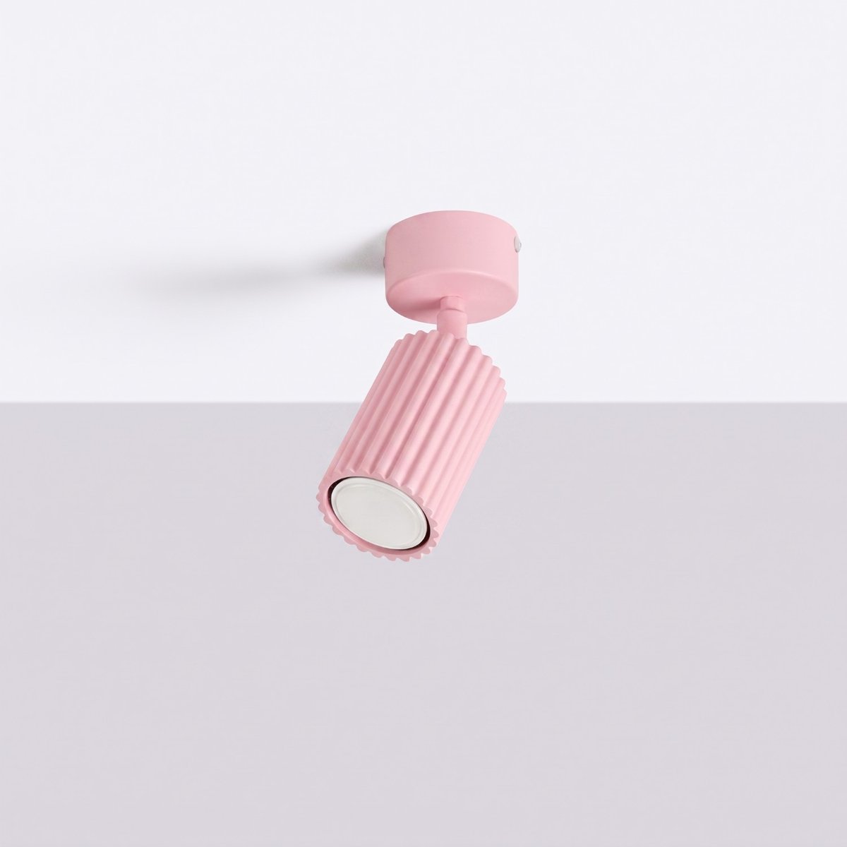 Plafonnier Aluminium Rose GU10 1 Karbon rose, EDEN