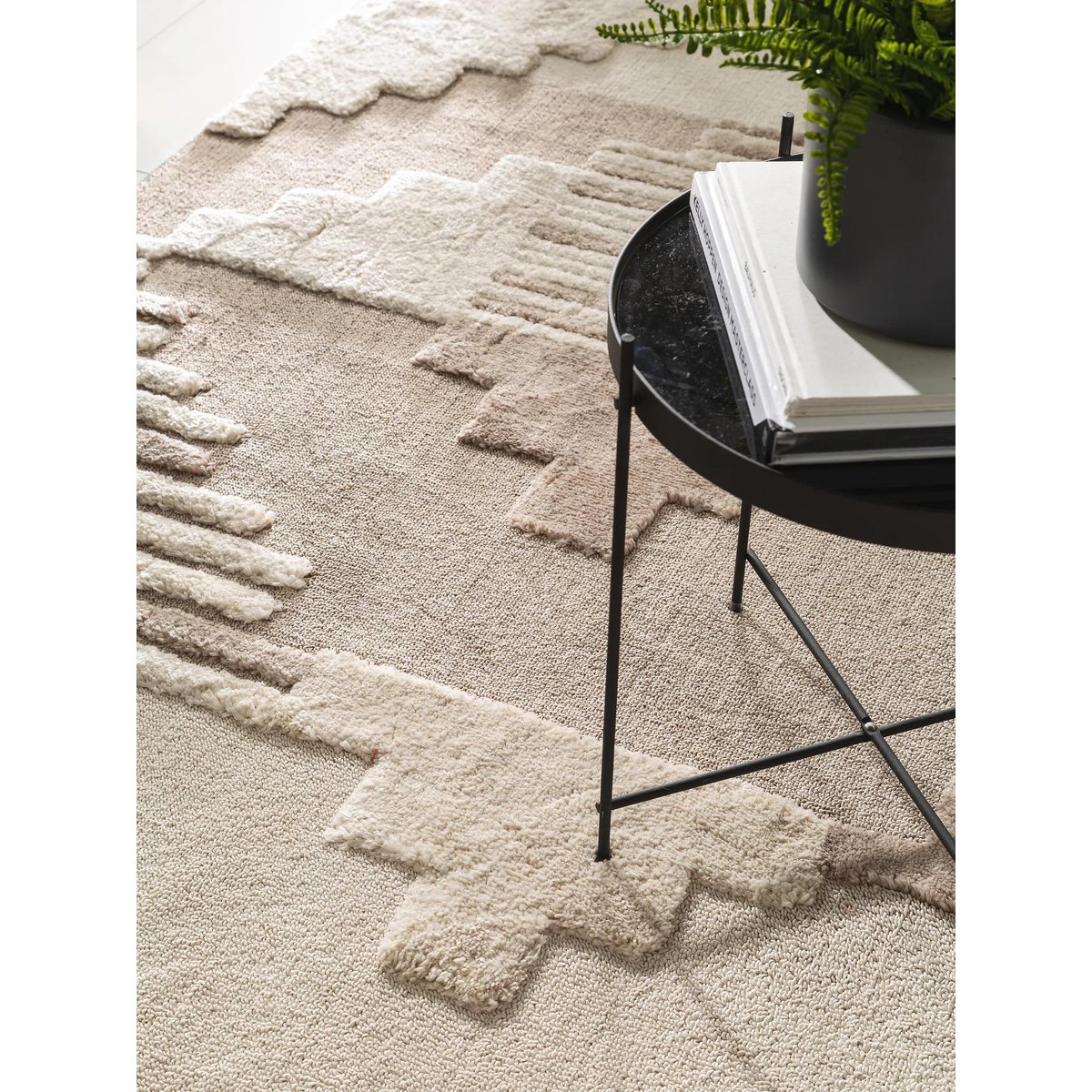 Tapis OYO crème/beige, BENUTA