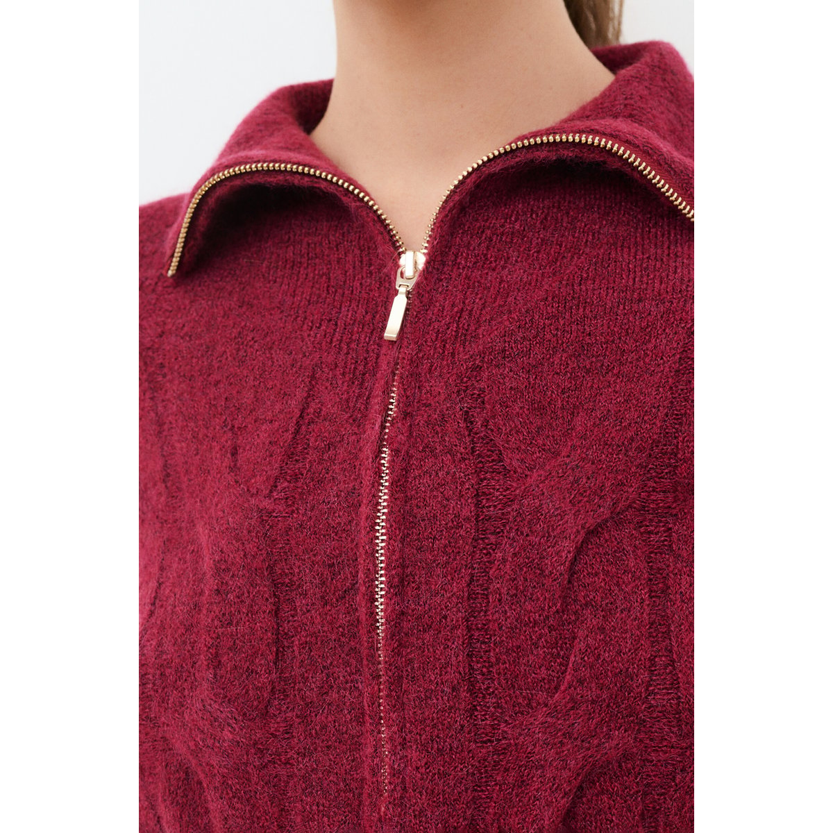 Pull droit col camionneur MTANNER bordeaux, CAROLL