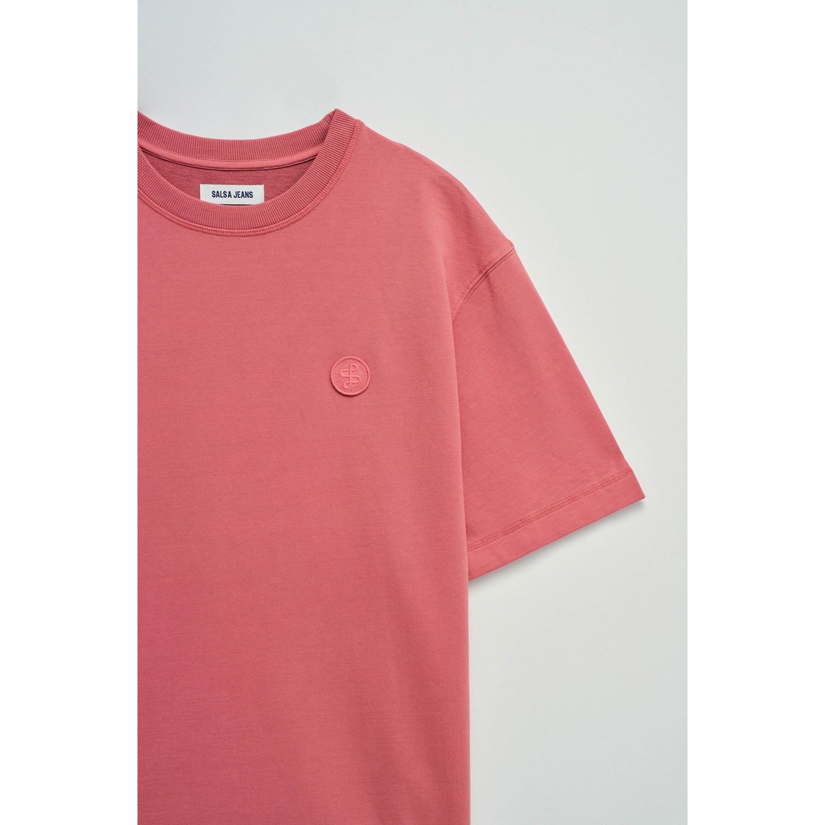 T-SHIRT AVEC BRANDING rose, SALSA JEANS