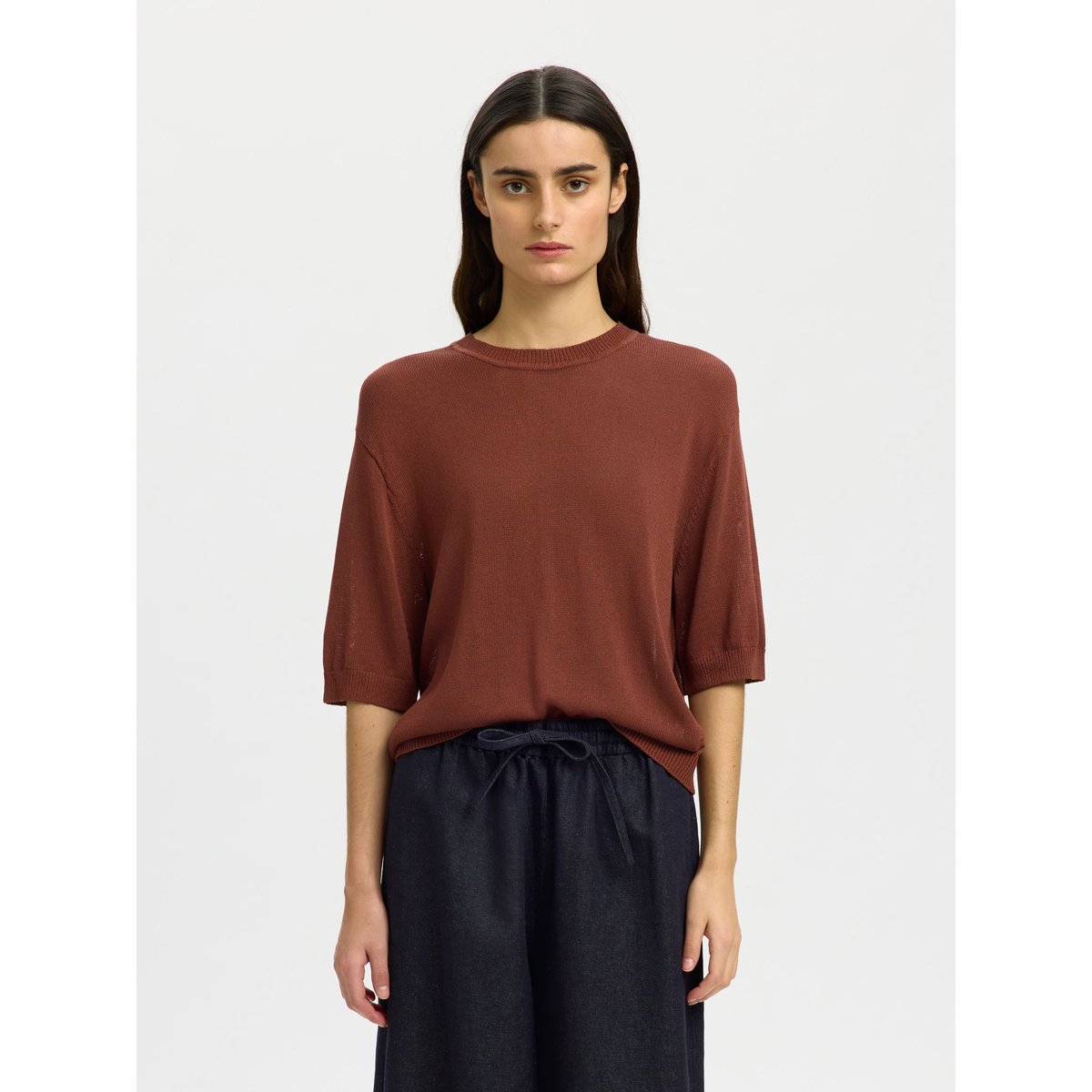 Top En Maille cherry mahogany, SELECTED