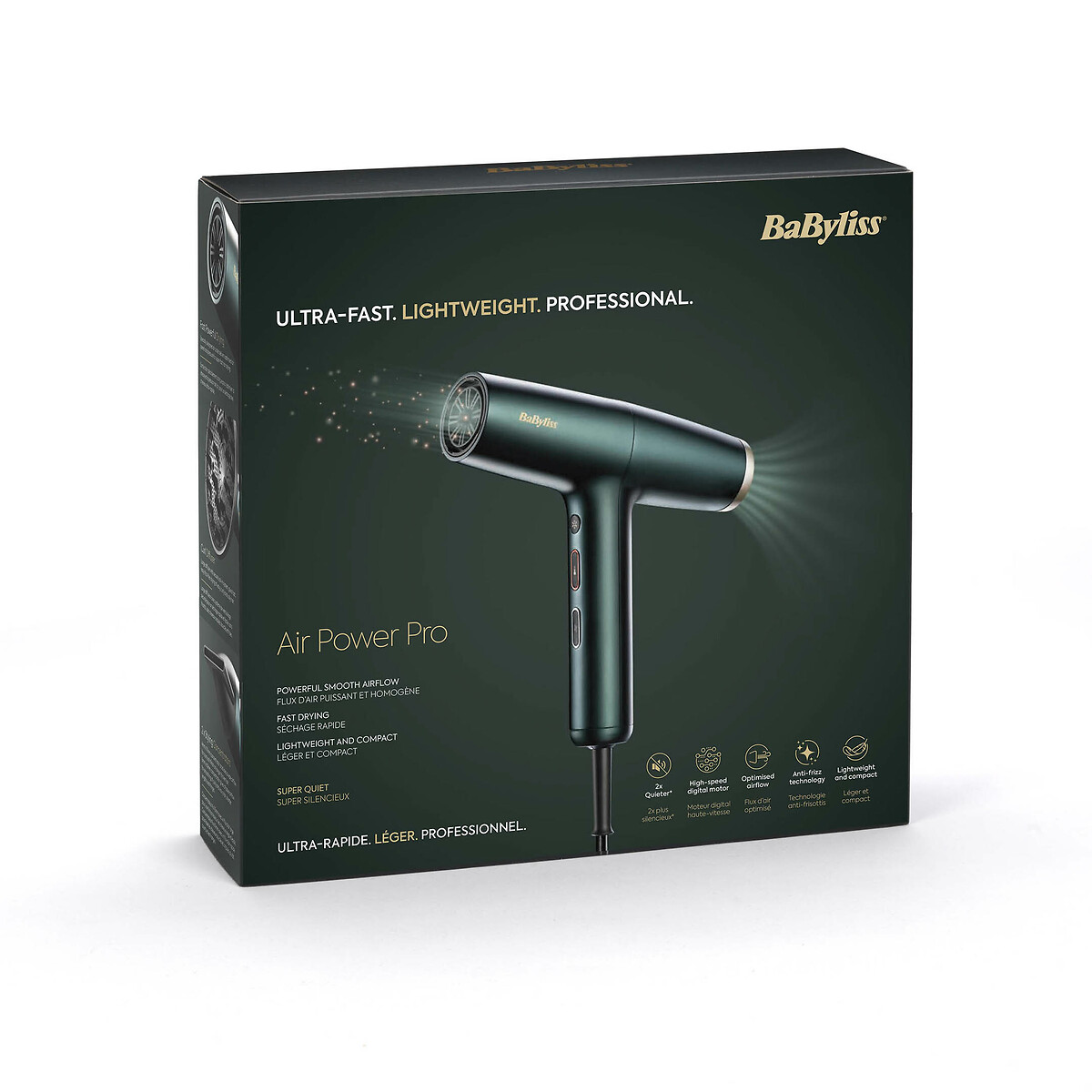 Sèche-Cheveux Air Power Pro noir, BABYLISS