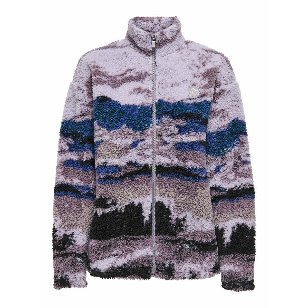 Polaire zippée imprimé Sik imprimé multicolore, ONLY PLAY