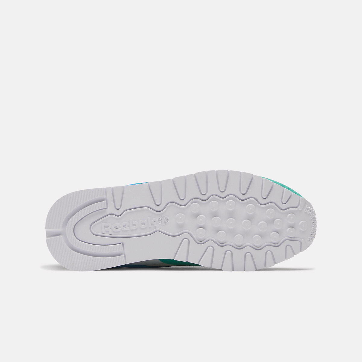 Baskets Classic Leather blanc/vert, REEBOK CLASSICS