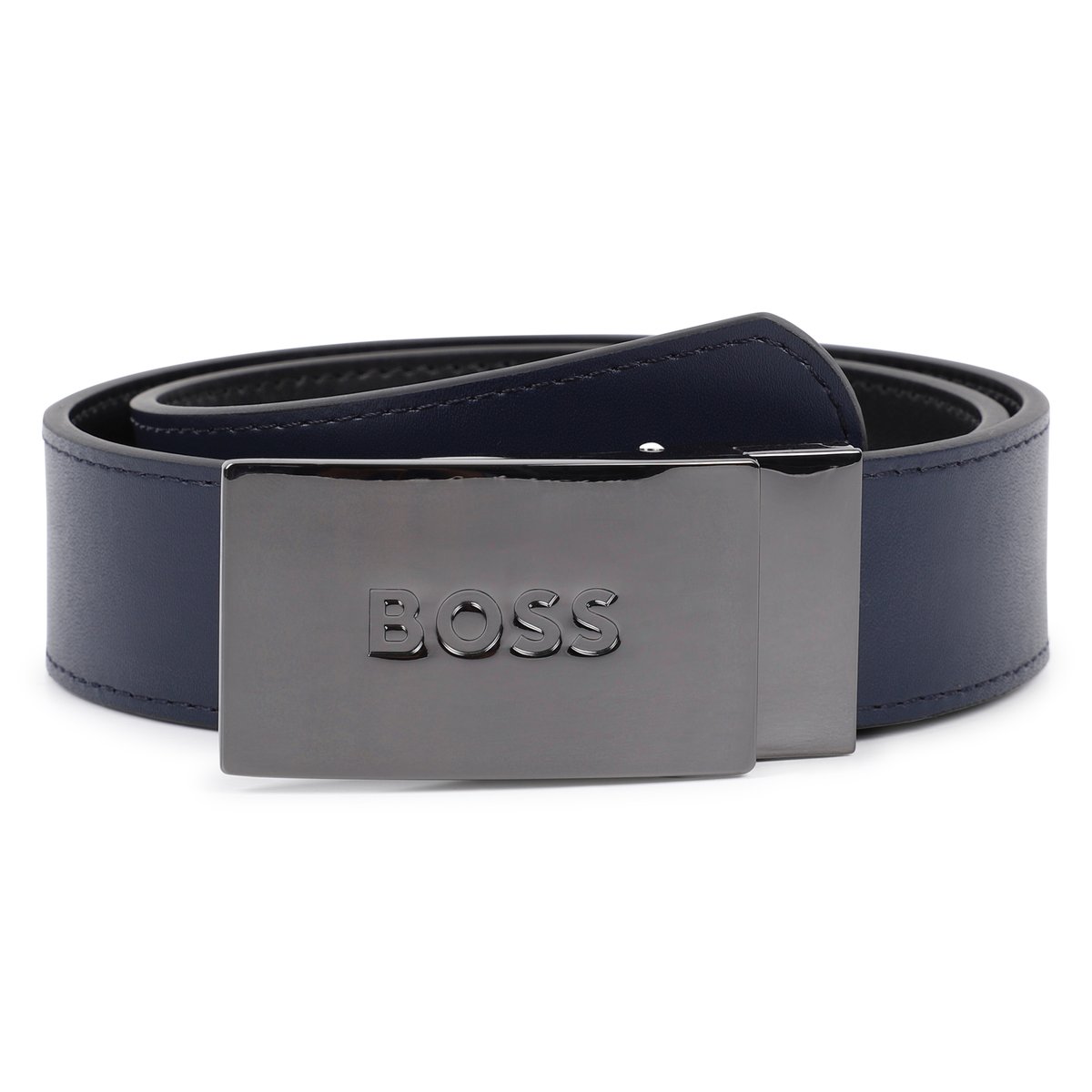 Ceinture réversible black, BOSS KIDSWEAR