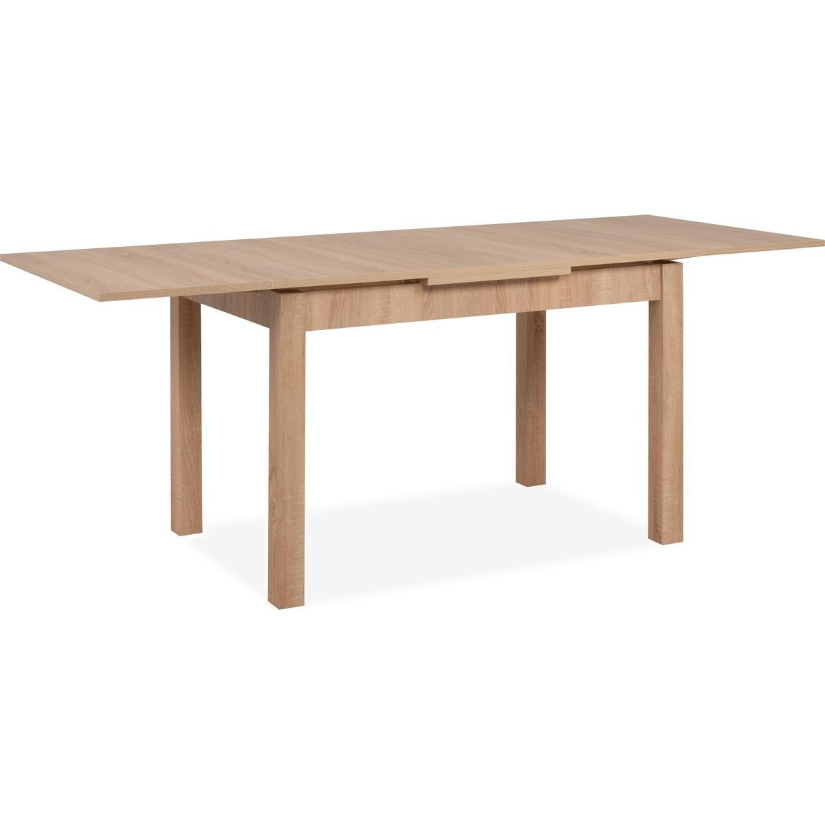 Table à manger extensible 6/8 places effet chêne - LOUCA chêne, HOMIFAB