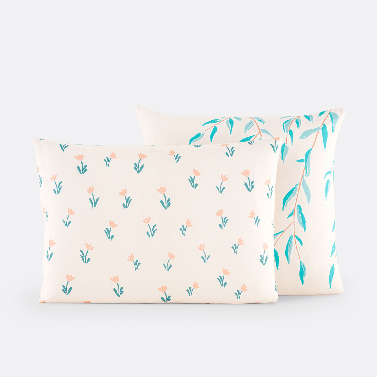 Anis 50% Recycled Cotton Pillowcase printed, LA REDOUTE INTERIEURS