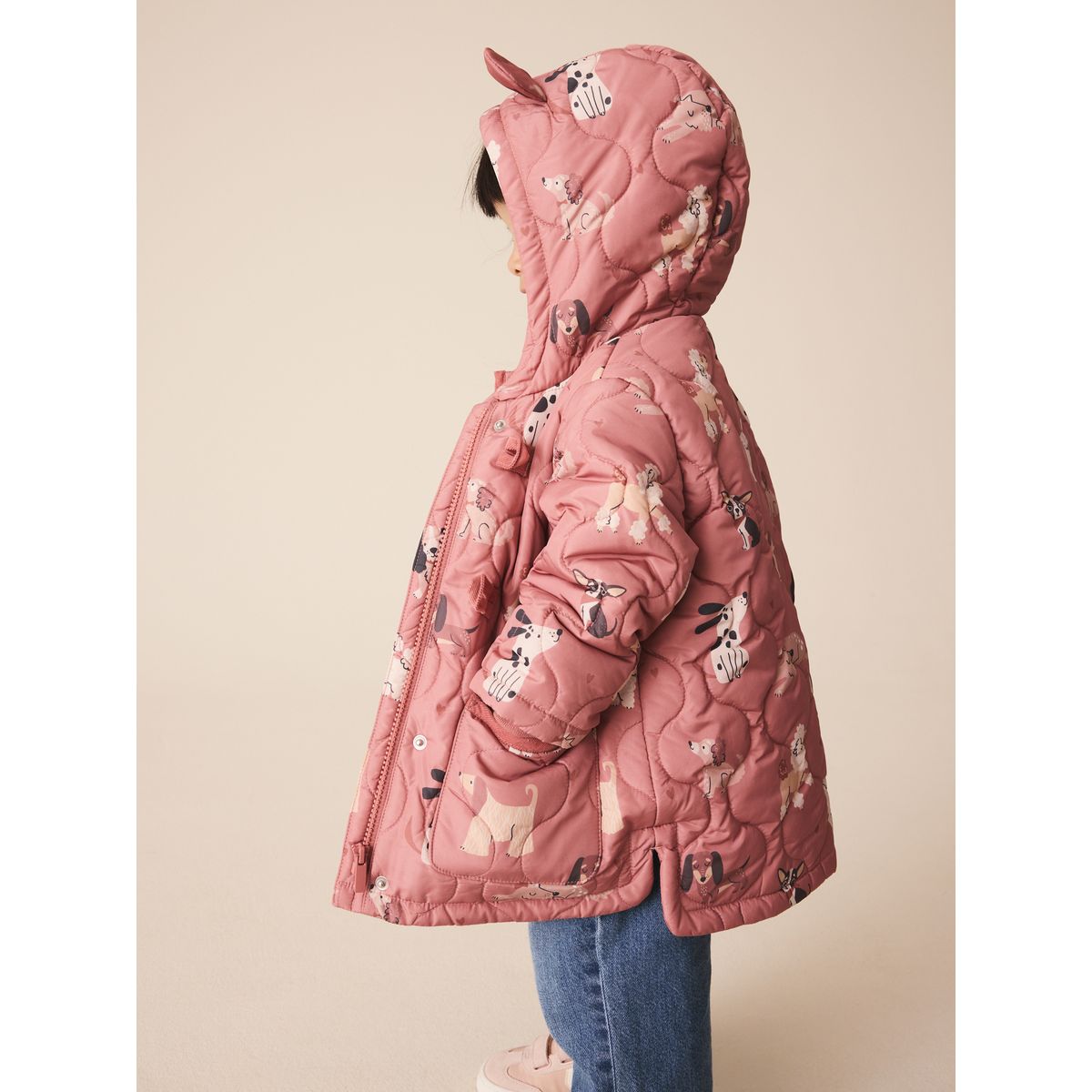Duffle-coat déperlant à motif personnage rust dog, NEXT