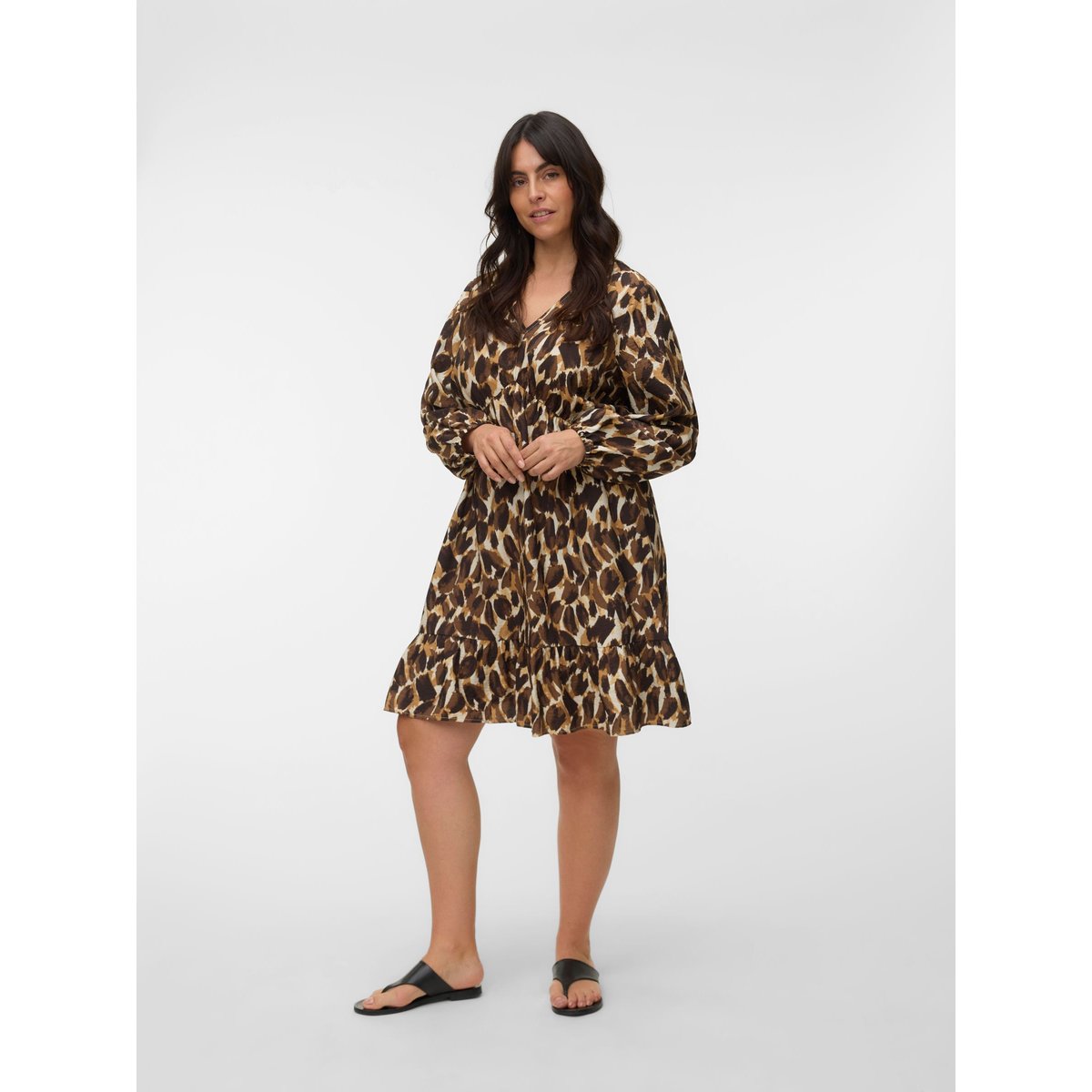 Robe marron - chocolate torte, VERO MODA