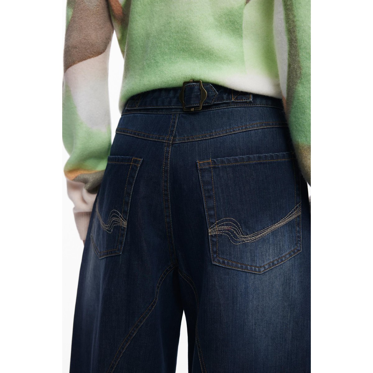 Jean Balloon long bleu, DESIGUAL