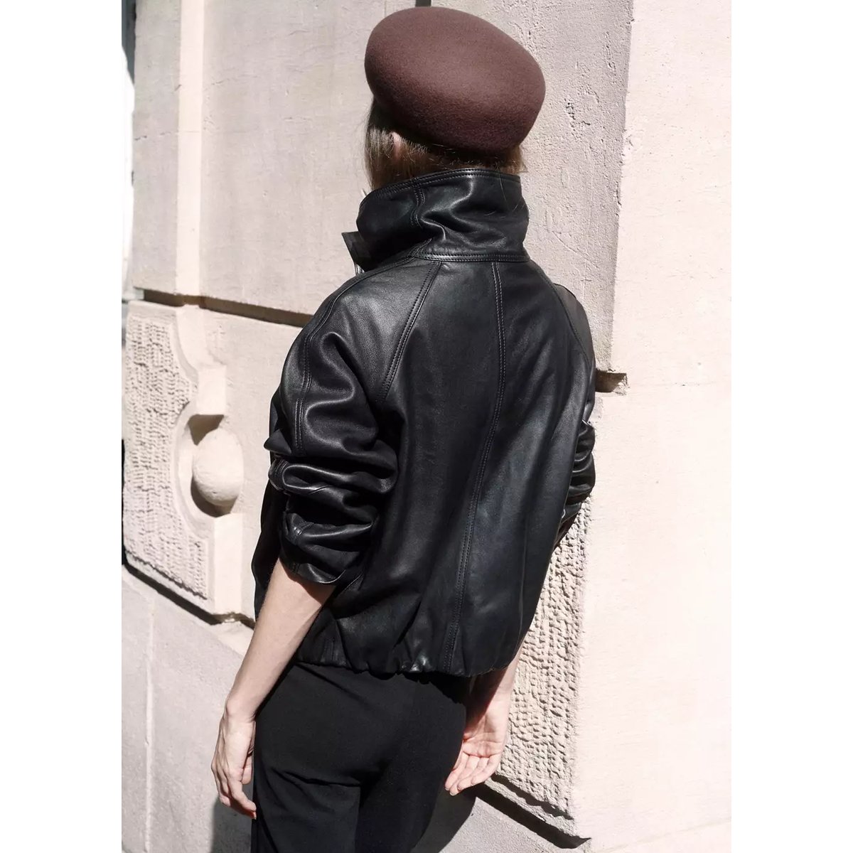 Veste shoper noir, MANGO