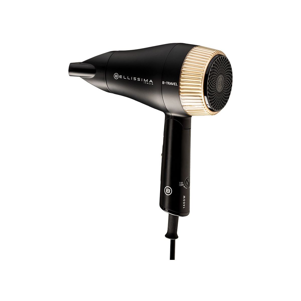 Sèche cheveux de voyage B-travel noir et cuivrã©, BELLISSIMA
