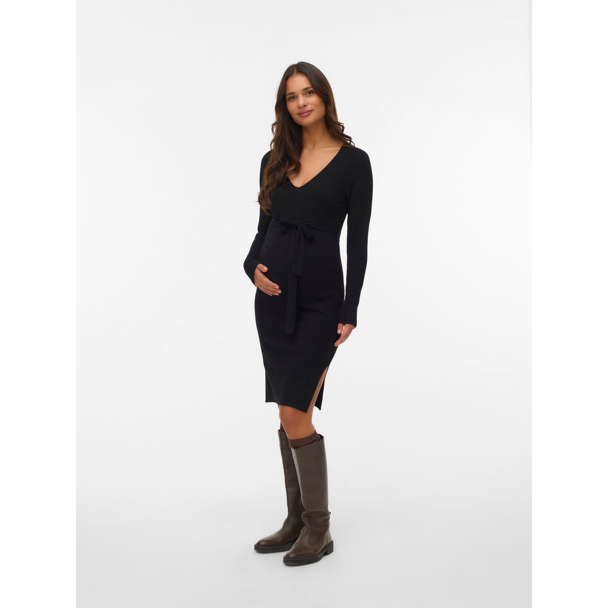 Robe En Maille black 1, VERO MODA