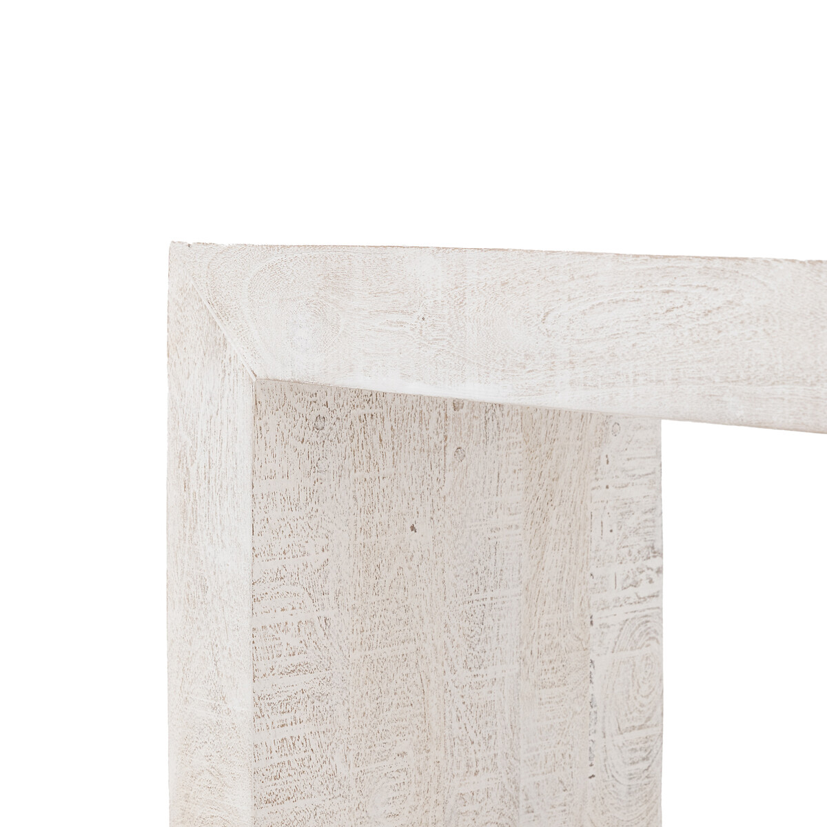 Rustana Whitewash Mango Wood 3 Seater Dining Bench (160 cm) wood white, ÉDITÉ
