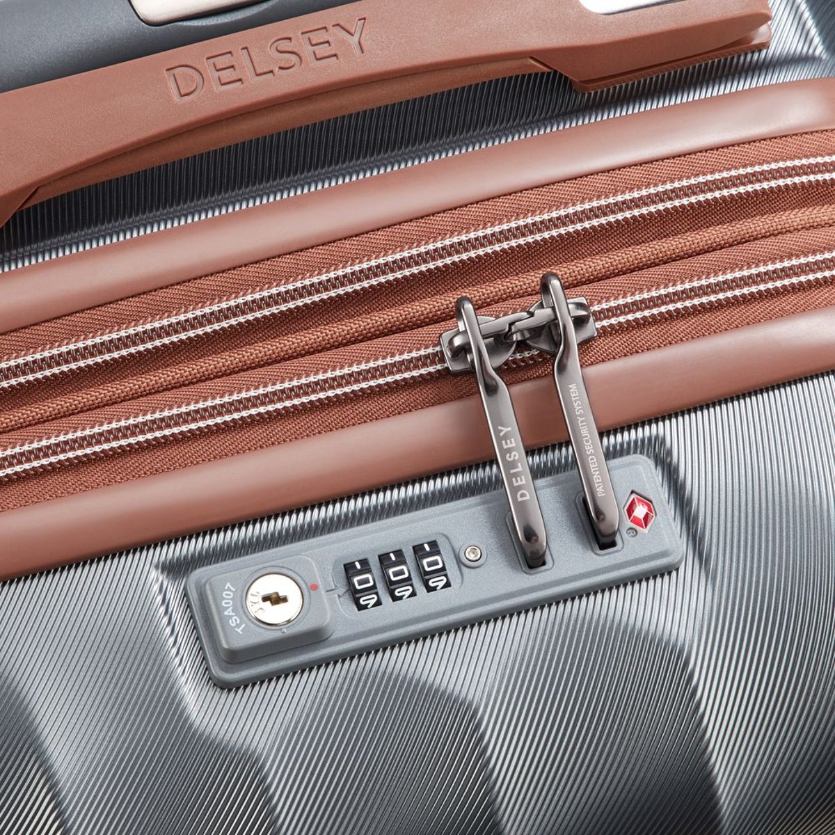 Valise S CARROUSEL 2 argent, DELSEY PARIS