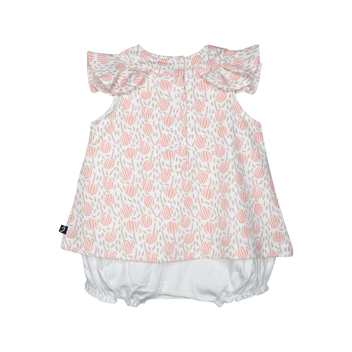 Combirobe bandeau lauralyne naissance blanc, SUCRE D'ORGE