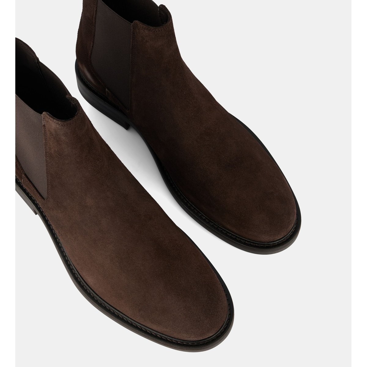 Boots chelsea orphée cuir marron, COMPTOIR GL