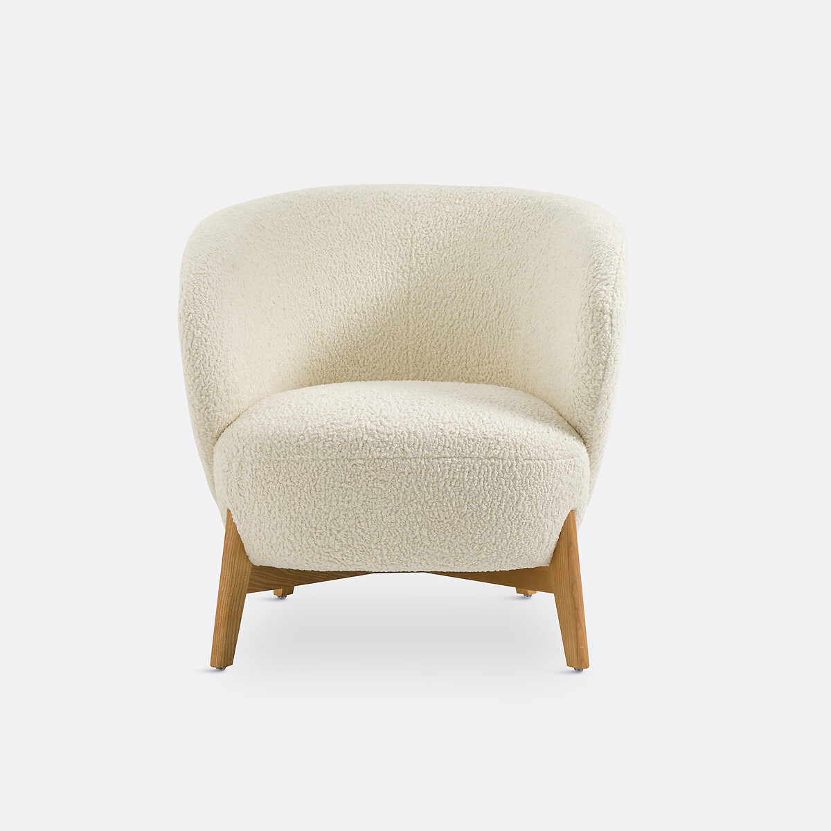 Fauteuil bouclette Lancy ecru, LA REDOUTE INTERIEURS