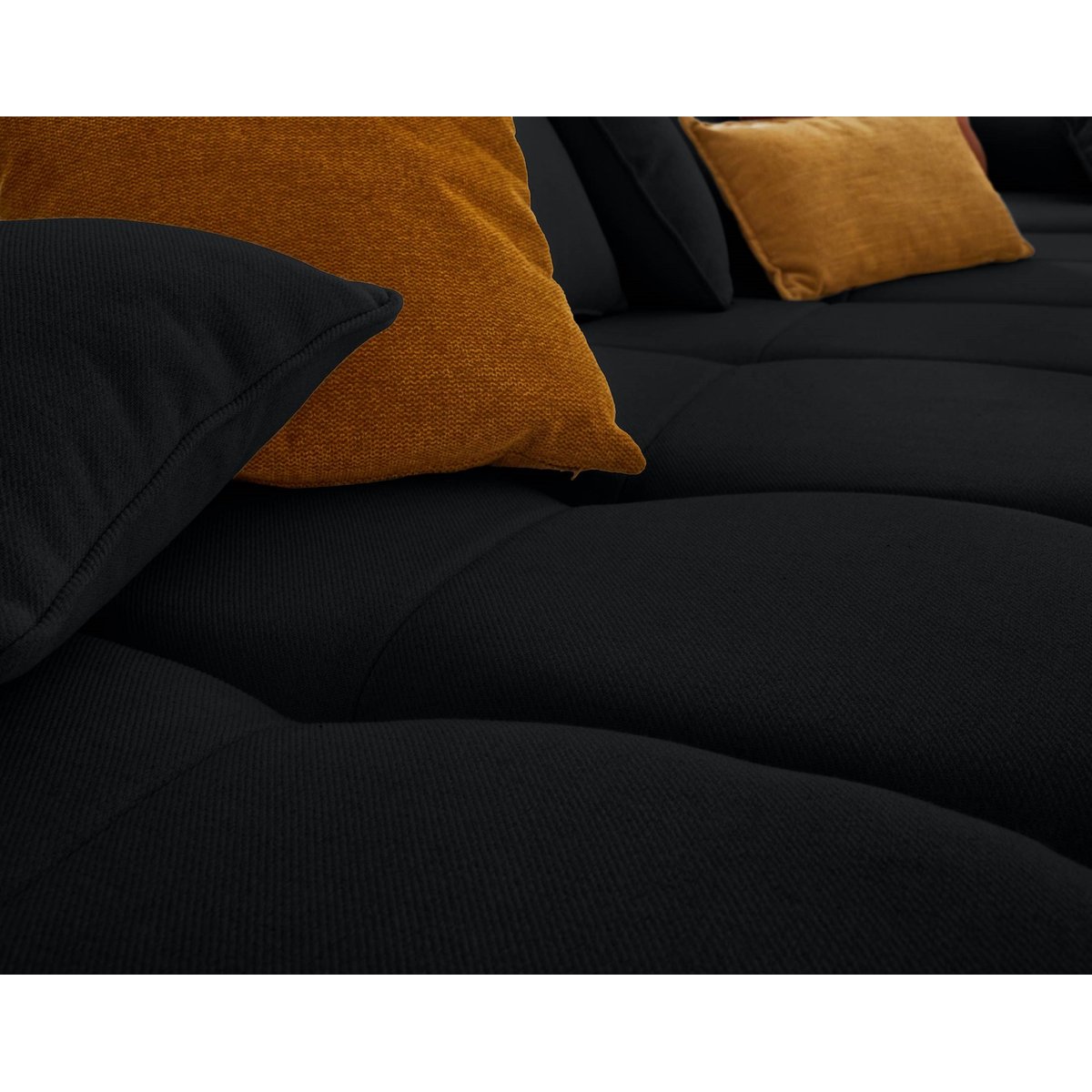 Module d'assise gauche - CARACAS noir, BEST MOBILIER