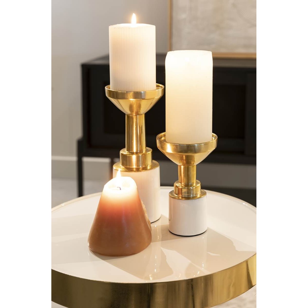 Déco diverse en métal blanc, ZUIVER