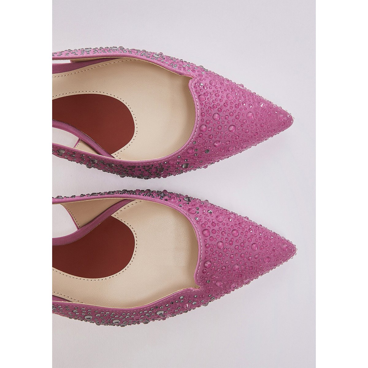 Slingback entièrement strass rose, LIU JO