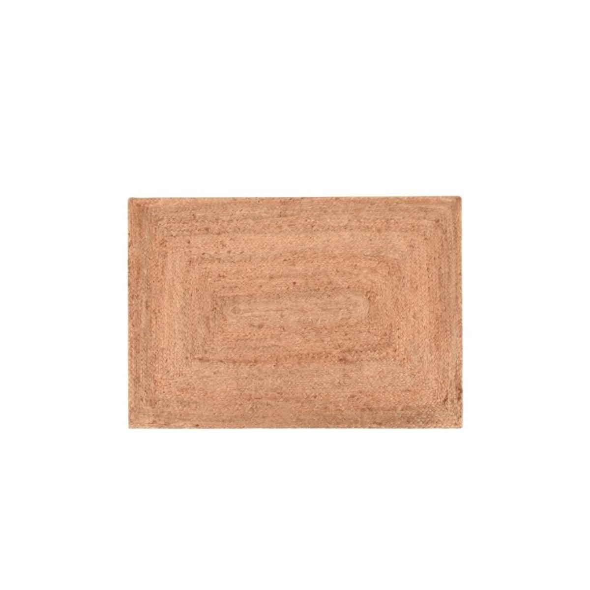 Tapis rectangulaire en jute 60x90cm naturel, ORNAMI