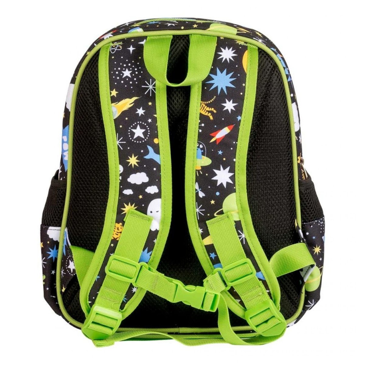 Sac à dos avec poche isotherme GALAXIE noir, vert, blanc, A LITTLE LOVELY COMPANY